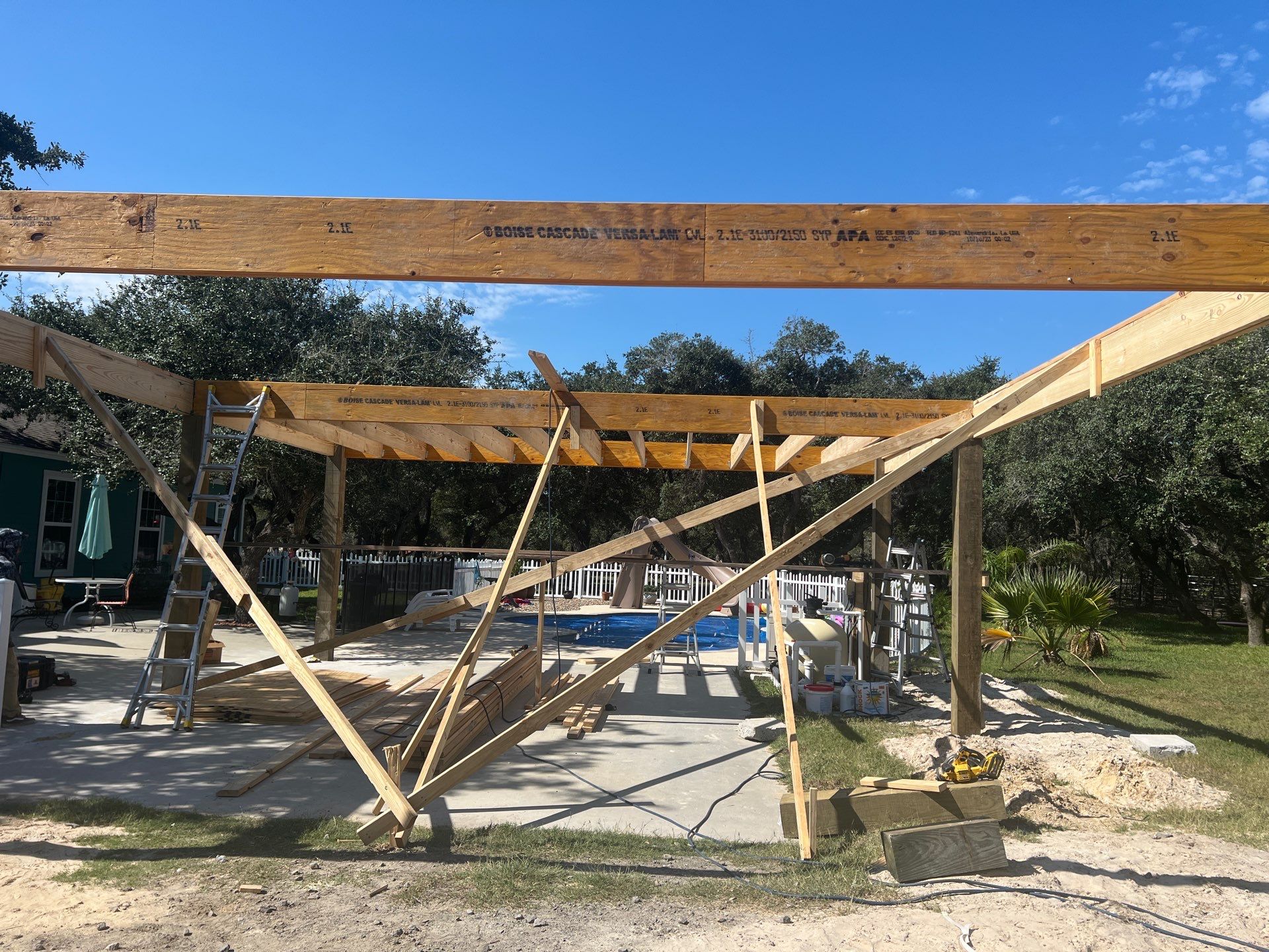 Poolside Pink Top by Bayfront Roofing and Construction