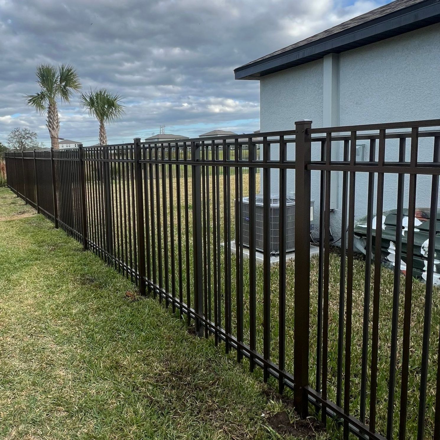 Aluminum Fence Installation using Aluminum Decorative Fence  by Asap fence and gates, LLC