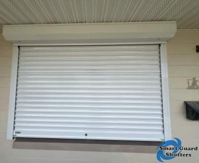Rolling Shutters in White