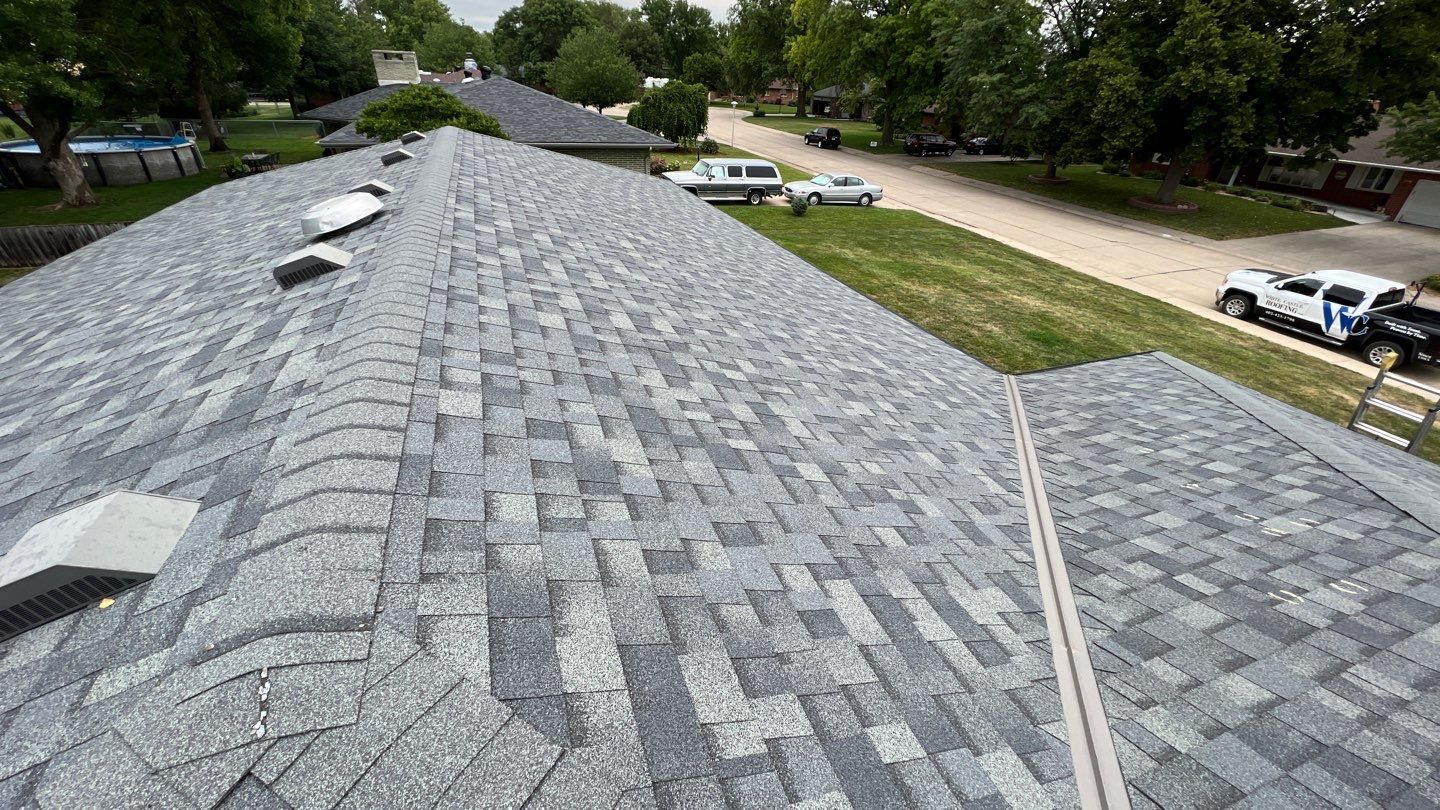 Hail Damage Re-Roof by White Castle Roofing