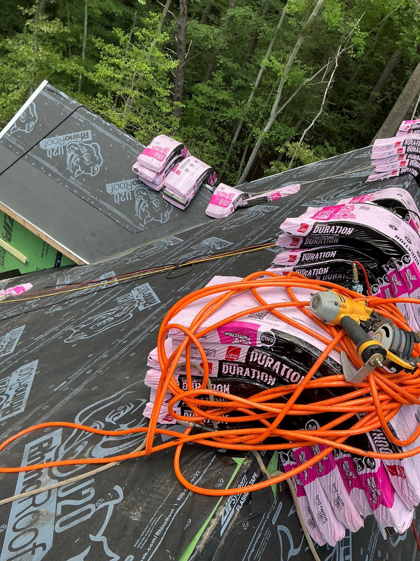 Custom New Home Roof Install in Heathsville by Cade Construction