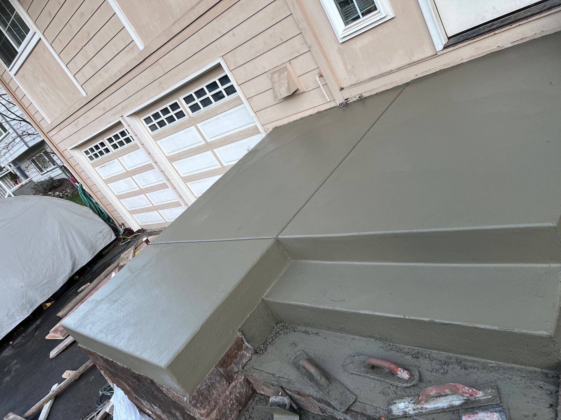 Concrete Front Stair Repair | Bothell  by Jireh Asphalt & Concrete Inc 