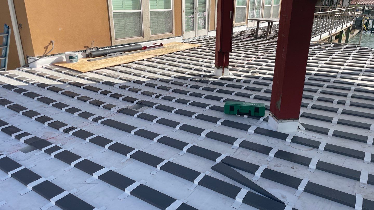 Walk Out Patio Cover by Bayfront Roofing and Construction