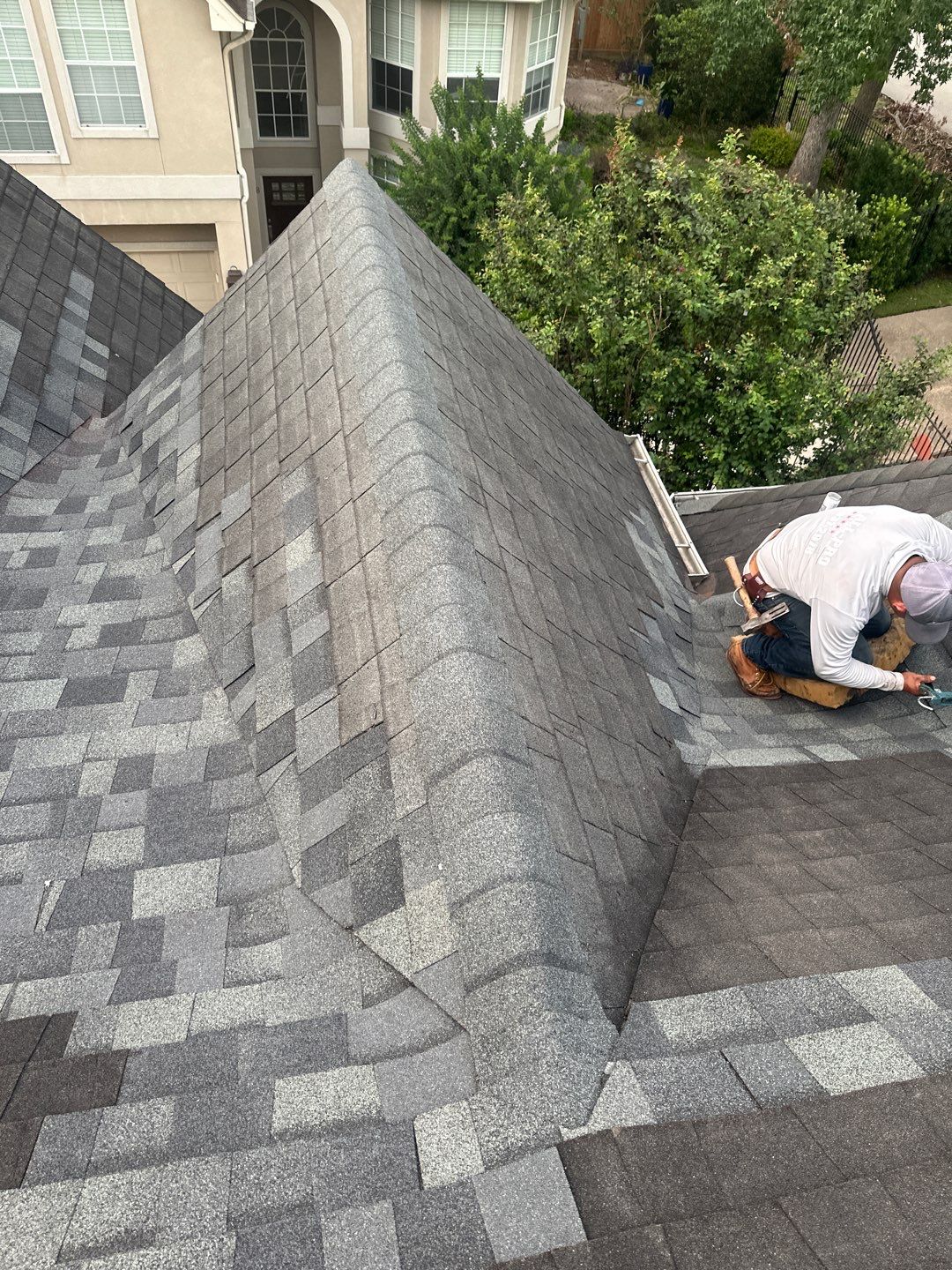 Residential Roofing Repair using Owen's Corning Duration (Lifetime) Shingles by Roof Repair Company