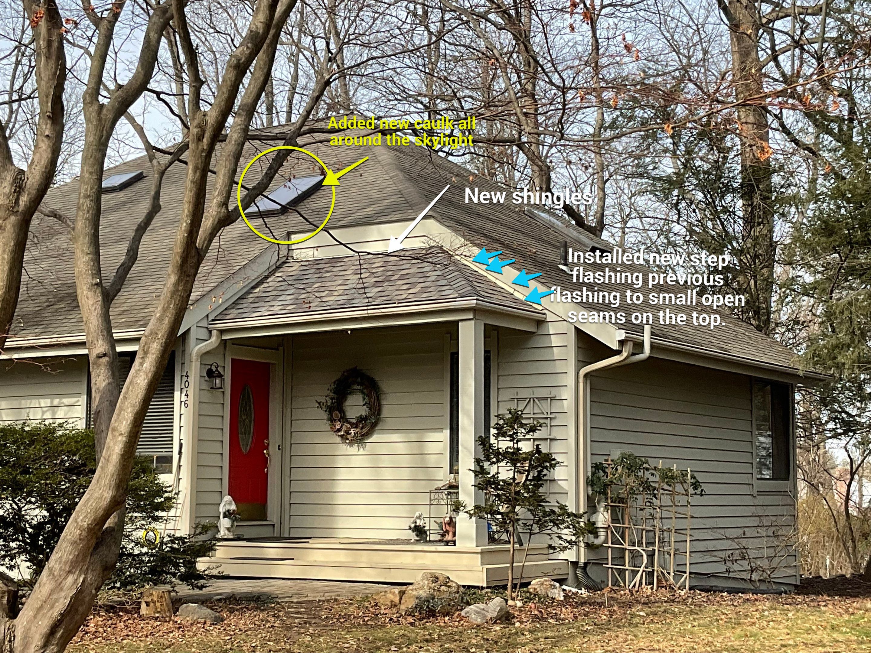 Install new shingles and new skylights  by Alpha Design Services