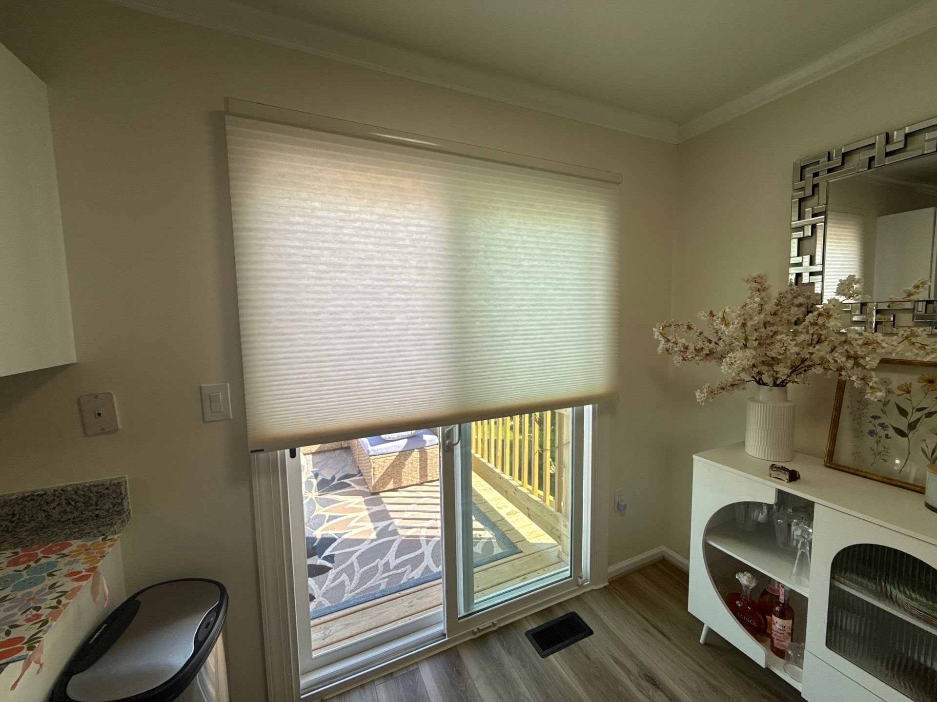 Roman and Honeycomb Shade Project in District Heights, MD by Southern Maryland Custom Blinds
