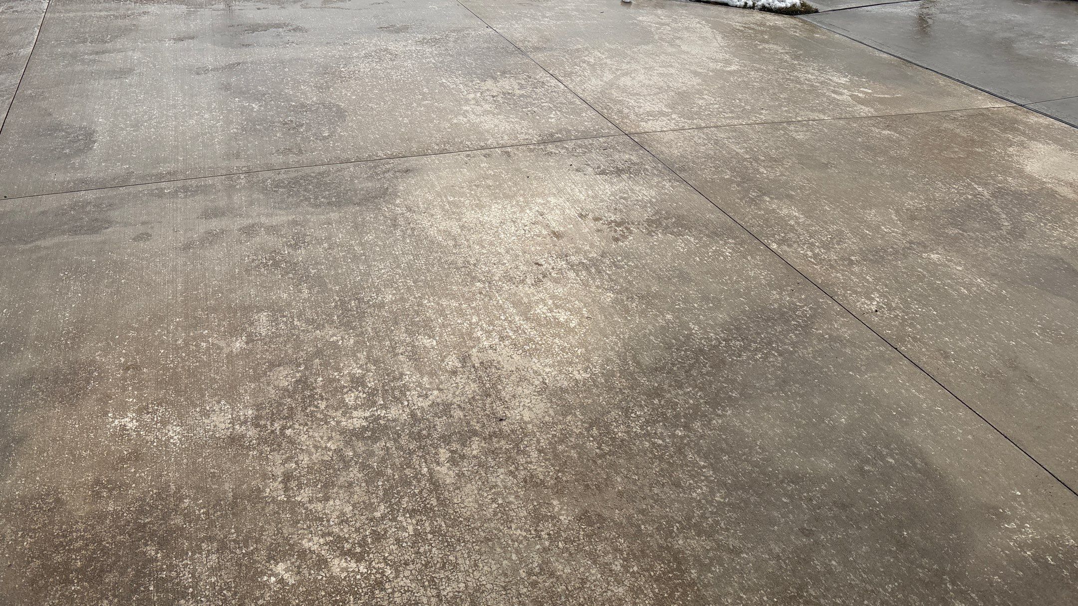 Two-Tone Driveway Resurface - Olathe, KS by Big Red Decorative Concrete, LLC