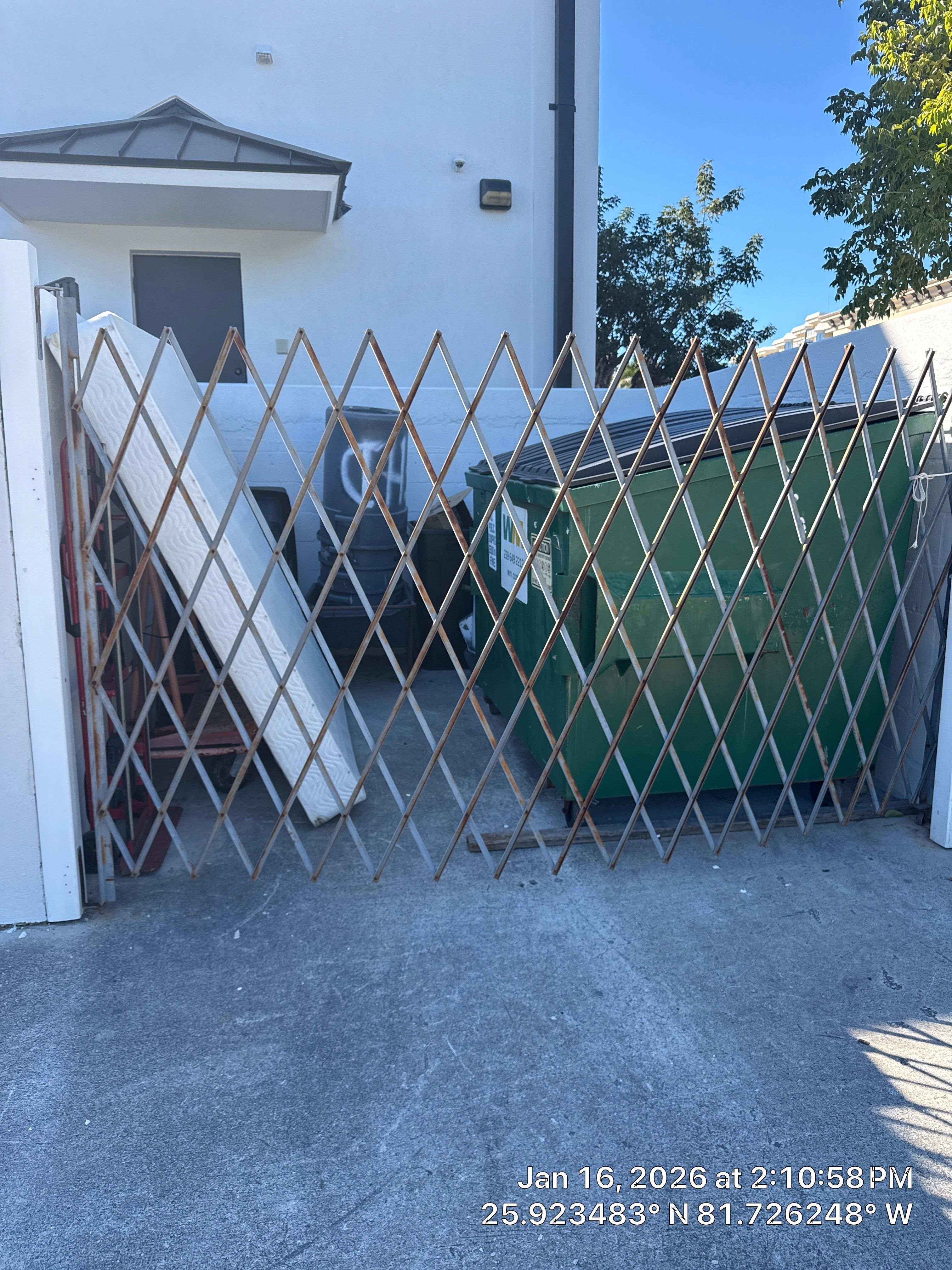 Garbage Enclosure Replacement in Marco Island by True Fence LLC