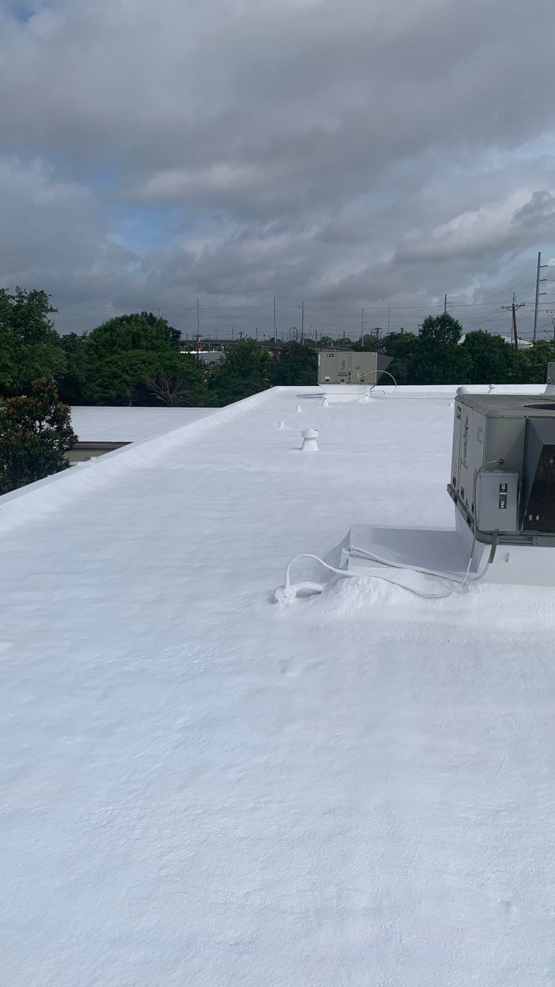 Foam & Metal Roof Restoration – Thermo Sensors (Garland, TX) by All Star Roofing LLC