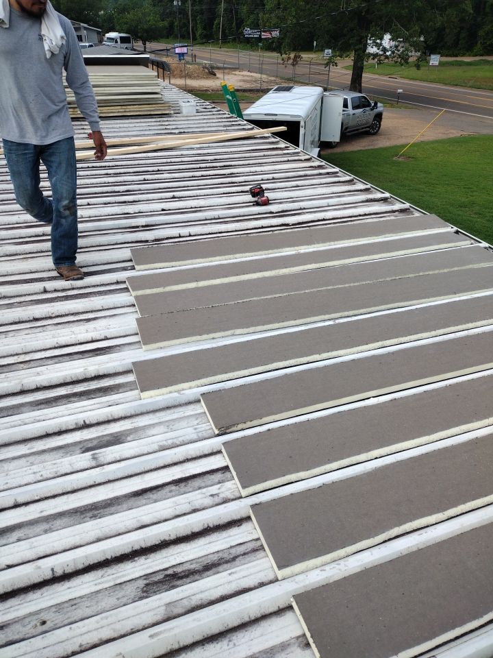 Office Building in Magnolia by Hostetler Roofing