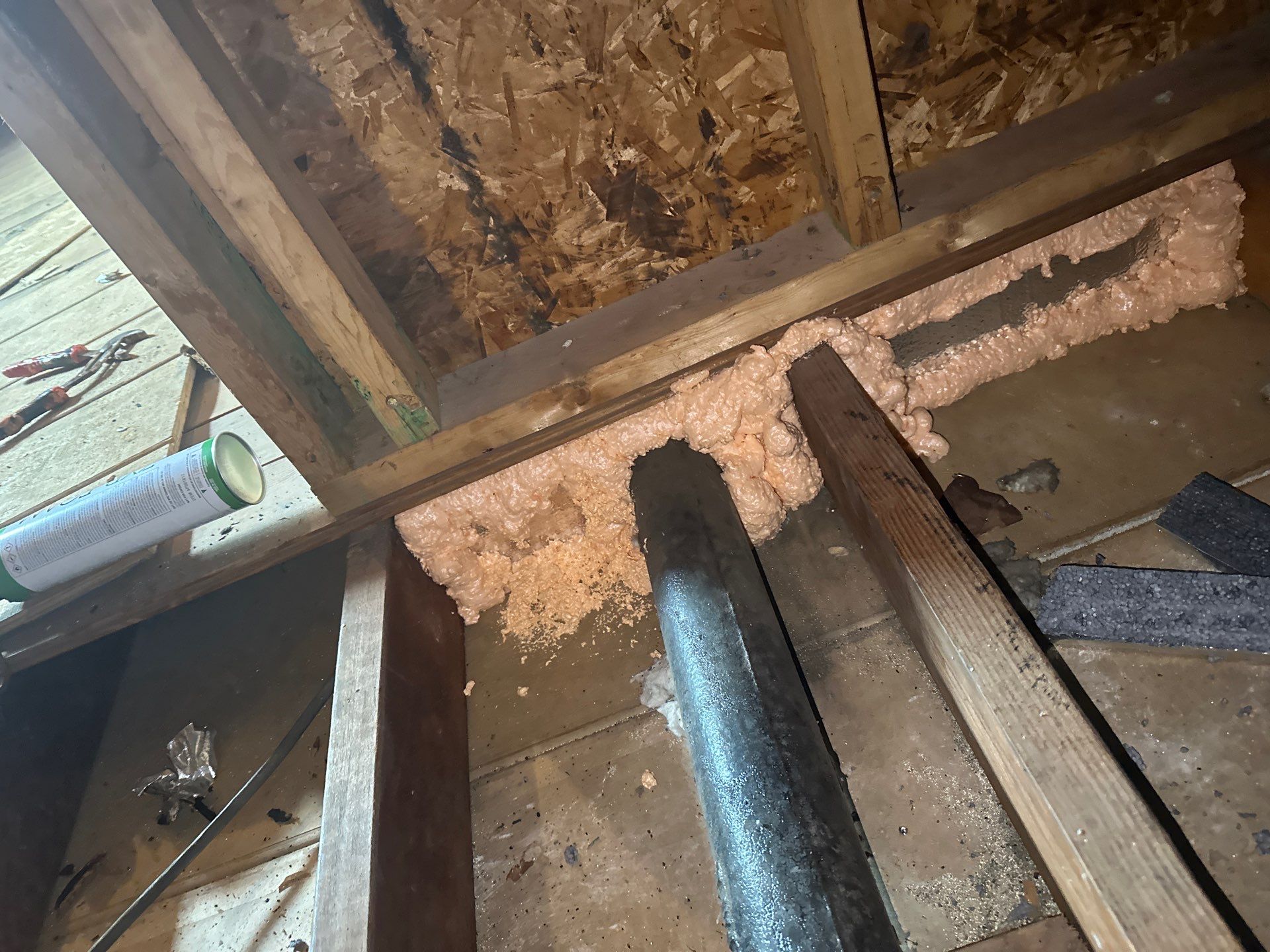Fixing ice dams and rebuilding an under insulated attic in Weirton, WV 26062 by Home Environment Solutions