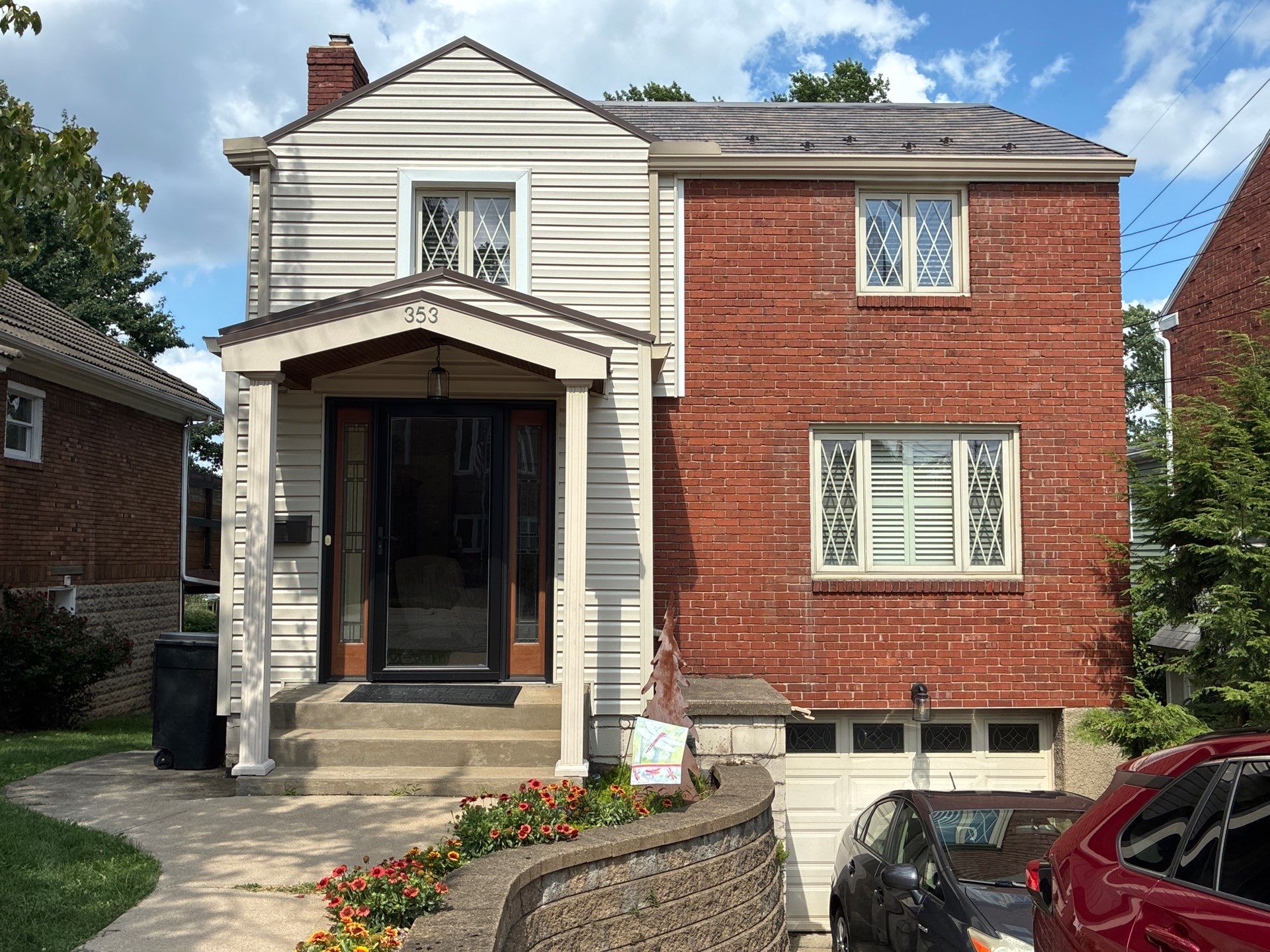 Full Vinyl Siding Renovation and Trim Installation in Mt Lebanon by Ideal Siding Pittsburgh