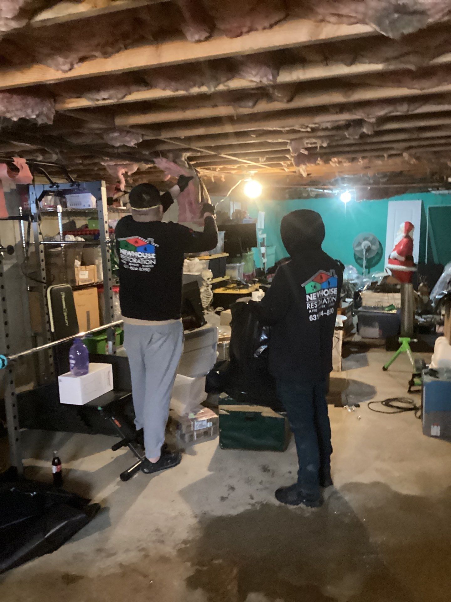 Water damage in Medford, NY by Newhouse Restoration