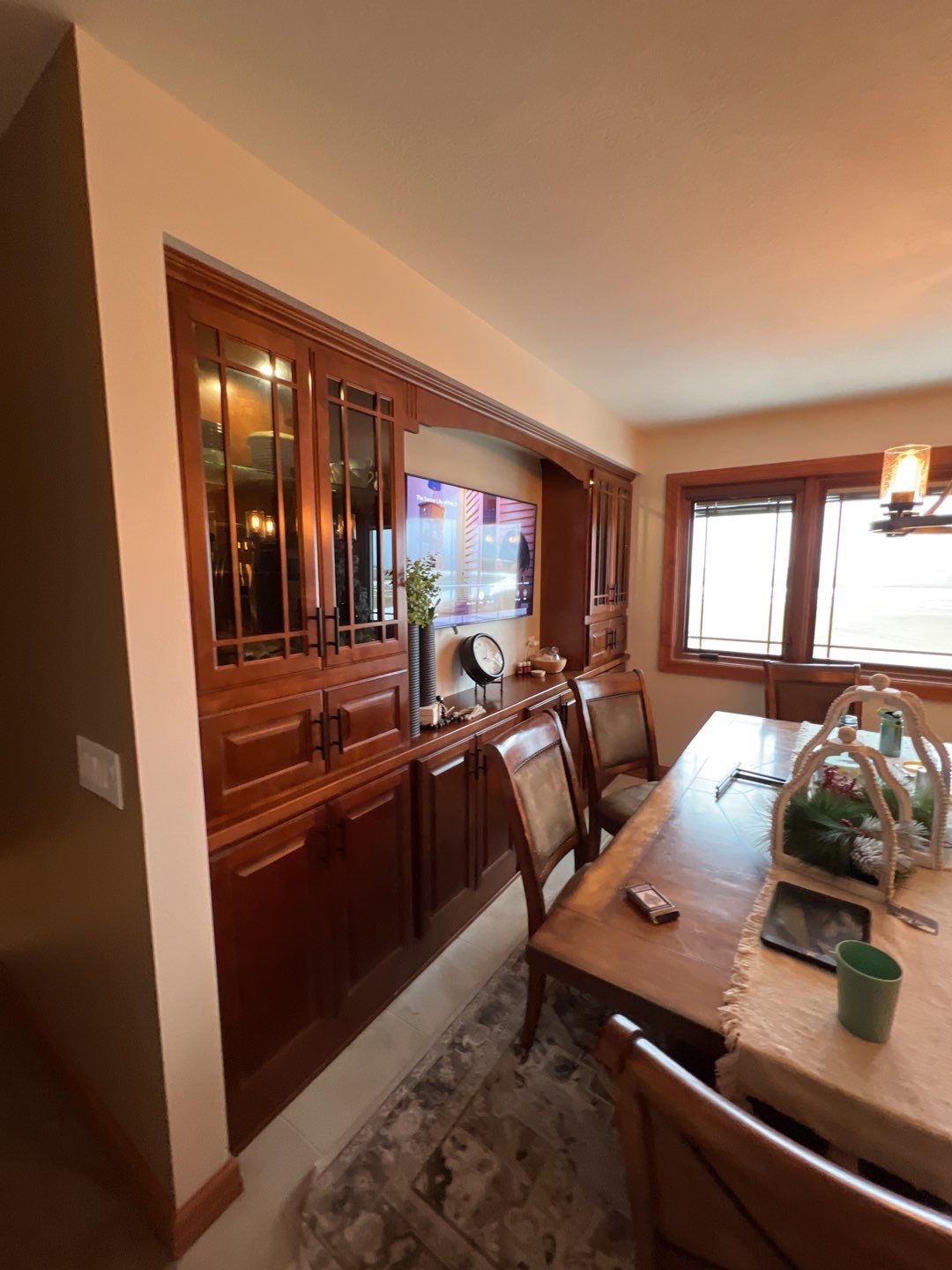 Built-ins and cabinets makeover using Sherwin Williams Paint by Cutting edge painting