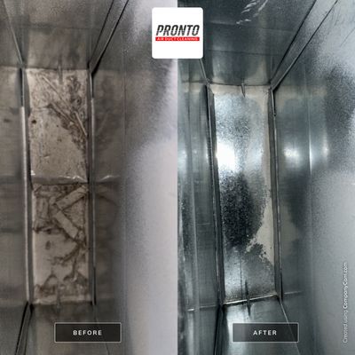 Air duct cleaning using Hypervac