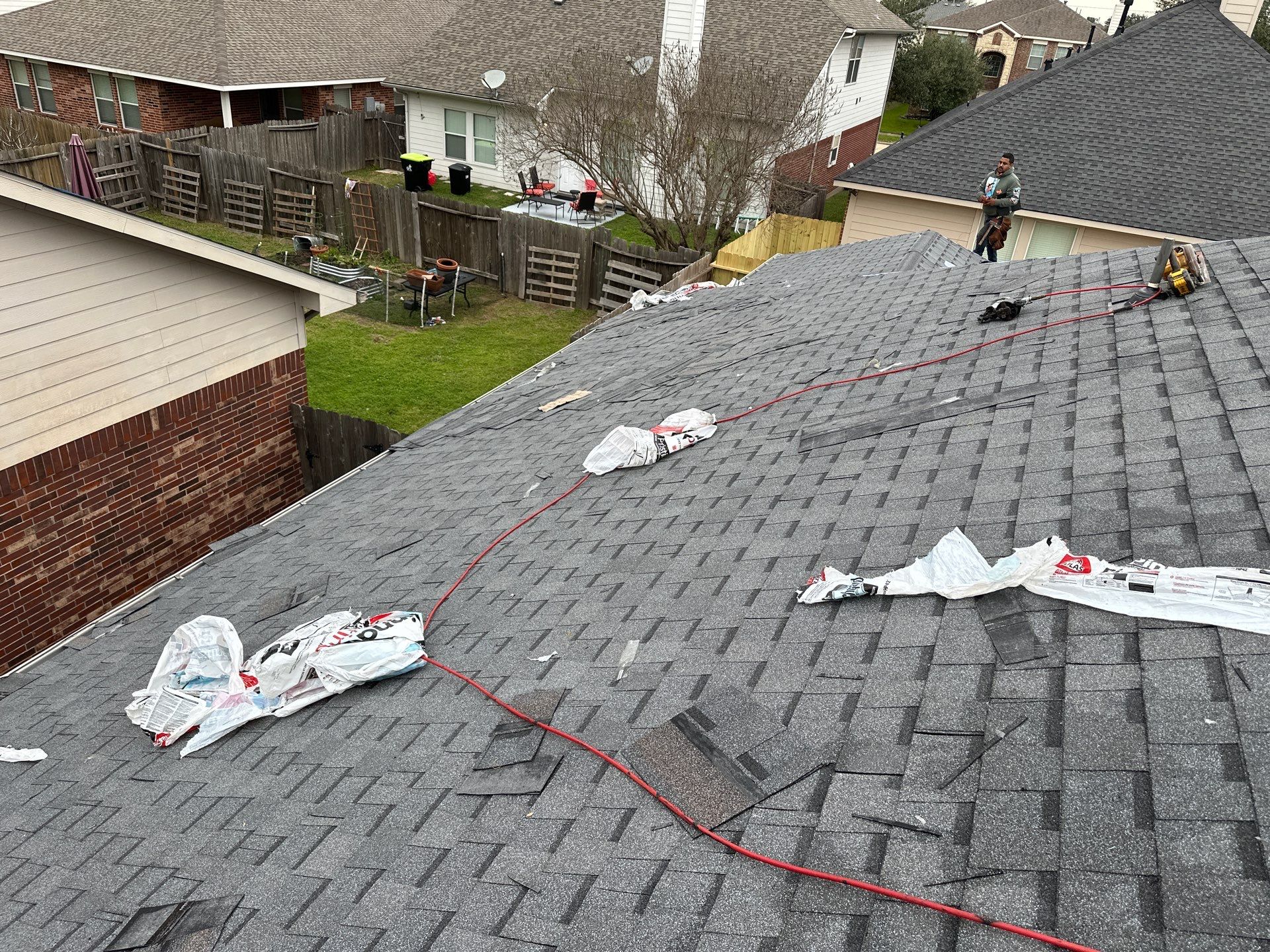 Project in Houston by Motion Roofing