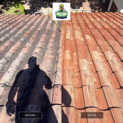 Barrel Tile Roof Cleaning