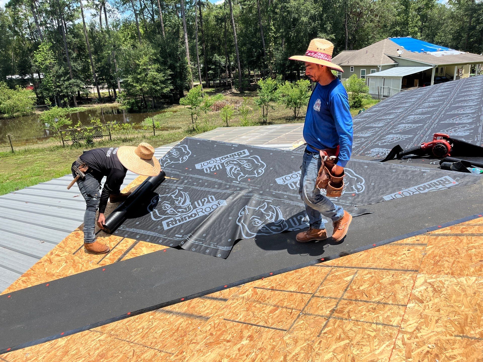Residential Roofing Installation using Owen's Corning Duration (Lifetime) Shingles by Roof Repair Company