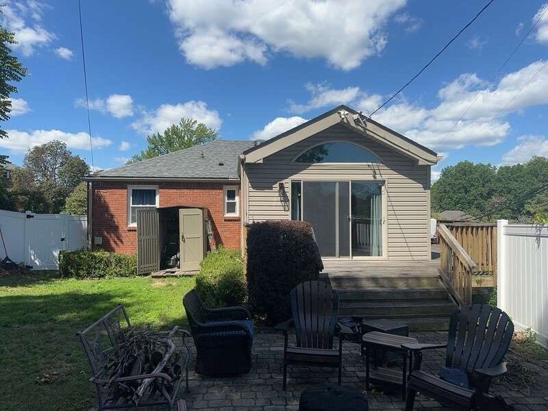 2 tone Composite Re-Deck with Vinyl Railings in Pittsburgh by Cousins Roofing Siding & Decks