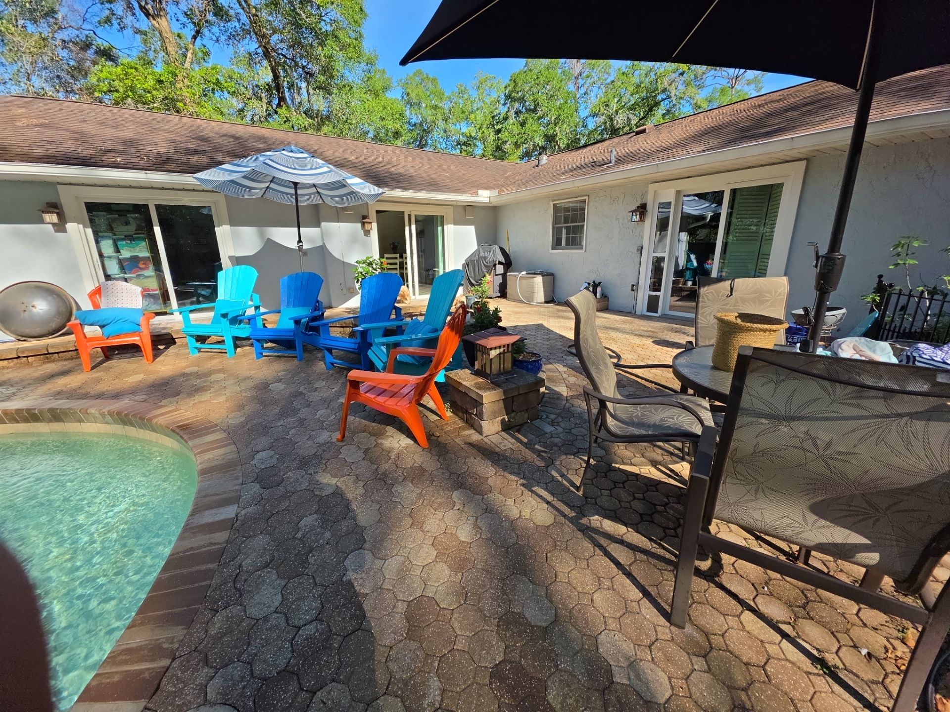 Custom Sliding Glass Door Installation with Integrated Pet Doors in Gainesville by Windows & Doors Store