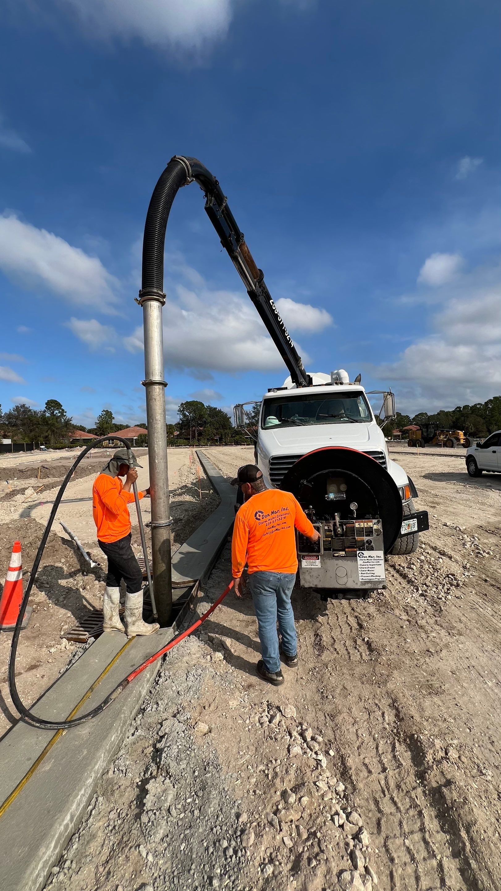 New Construction Sewer System and Stormwater System Cleaning by Don Mar, Inc. Storm Water Solutions