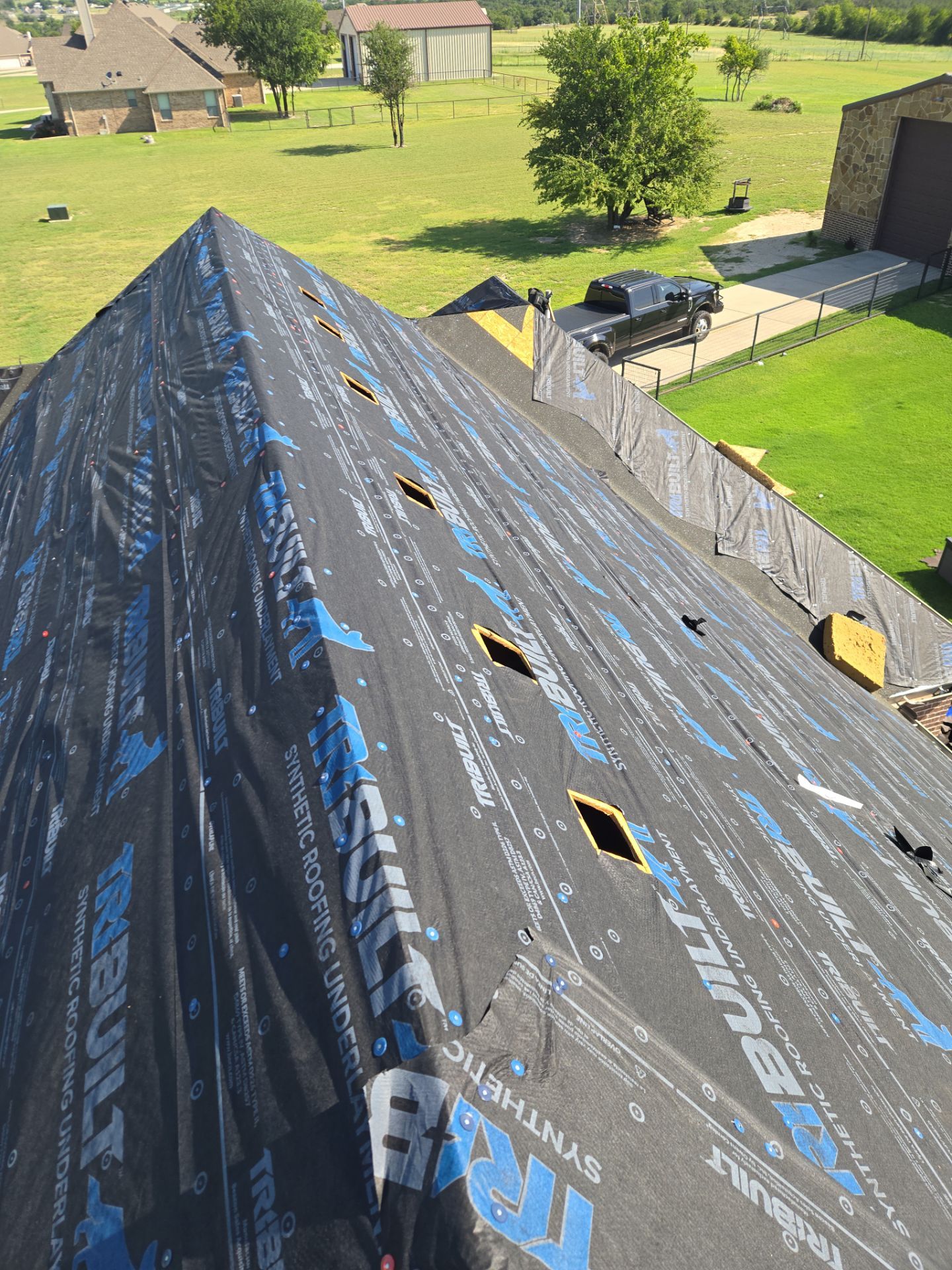 Project in Azle by Lonestar Roofing and Restoration LLC.