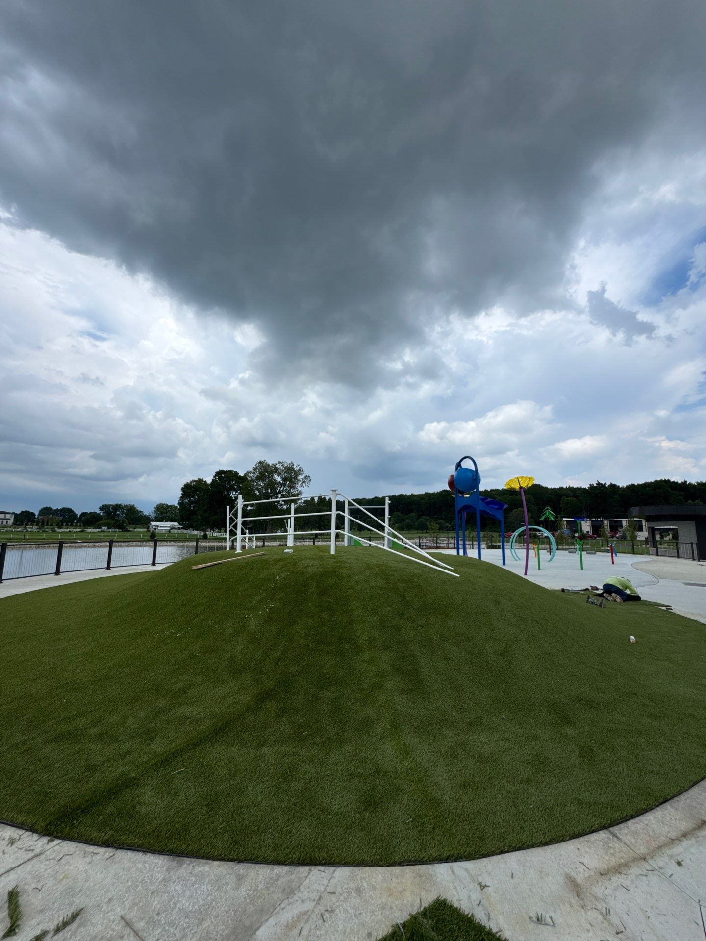 Playground Grass in Newburgh, IN by ForeverLawn NEIN/INDY