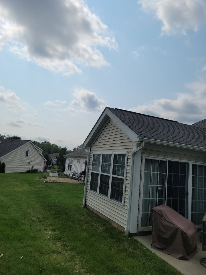 ATLAS PINNACLE PRISTINE COLOR: WEATHERED WOOD DRIP EDGE: WHITE by Eagle Eye Roofing