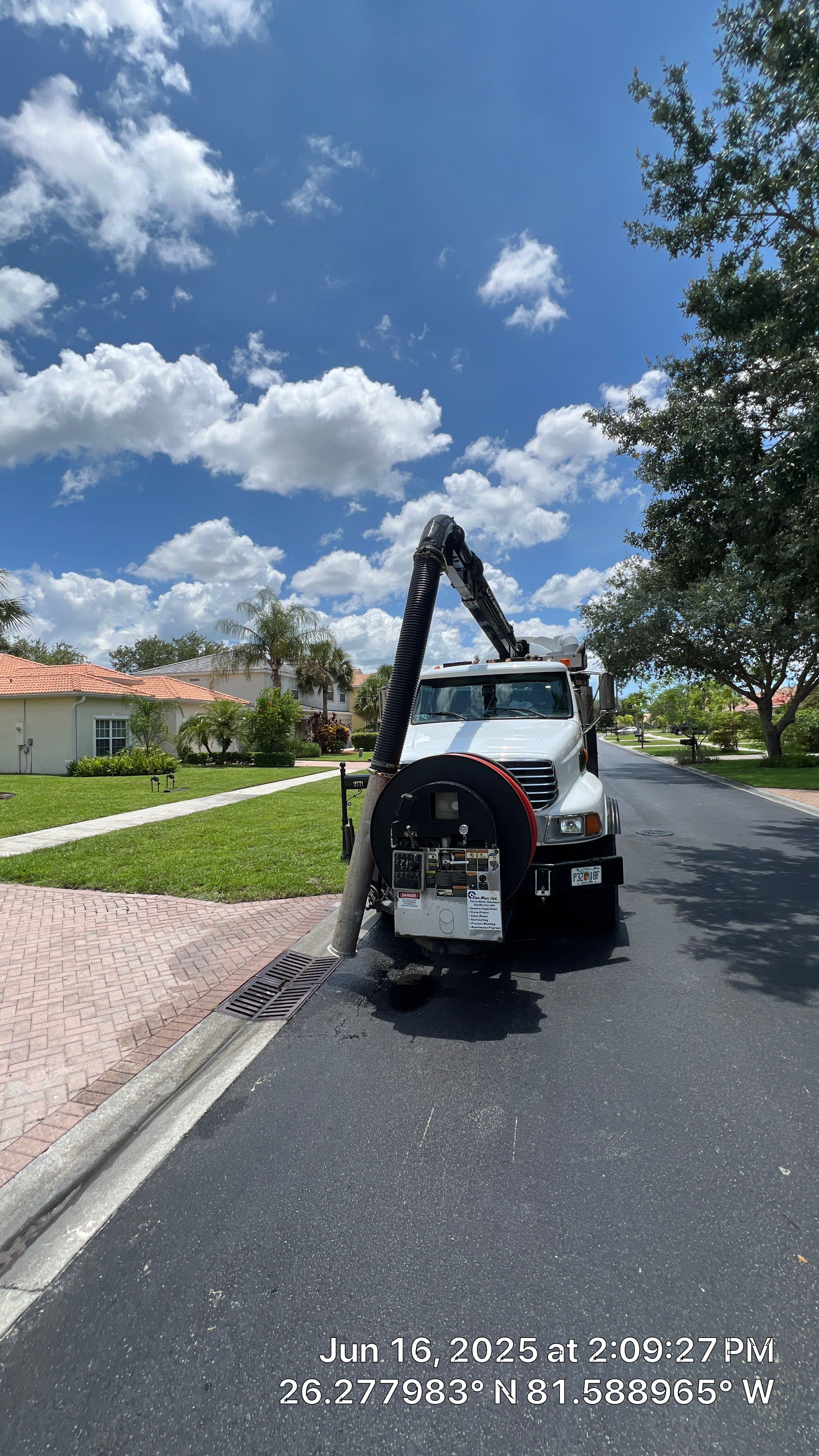 Naples Association Stormwater System Cleaning by Don Mar, Inc. Storm Water Solutions