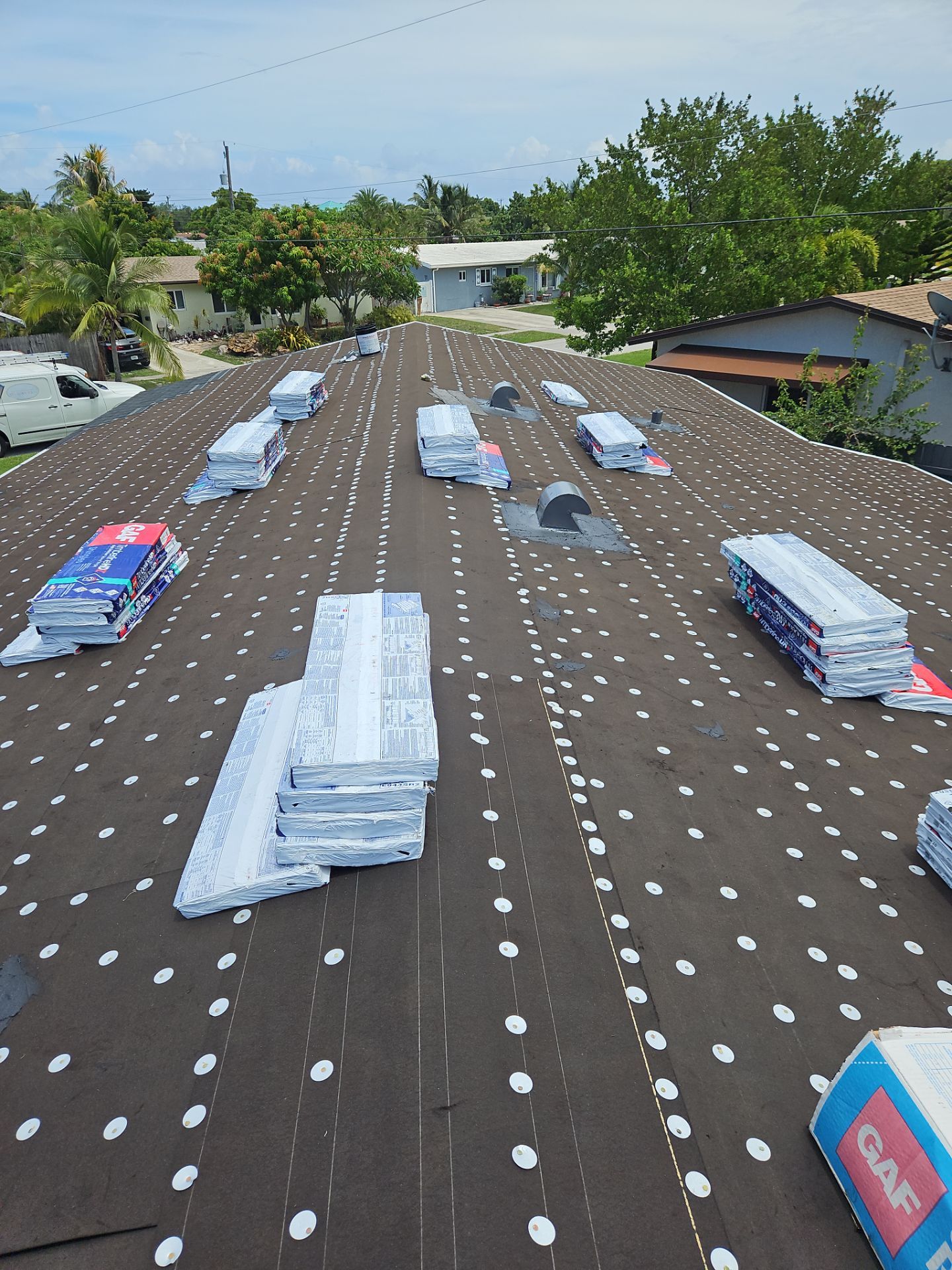 Residential Roofing Installation using GAF by BLUES BROTHERS ROOFING