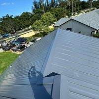 24ga 1" Nail-Strip Charcoal Gray  by Total Roofing System The Metal Roof Experts