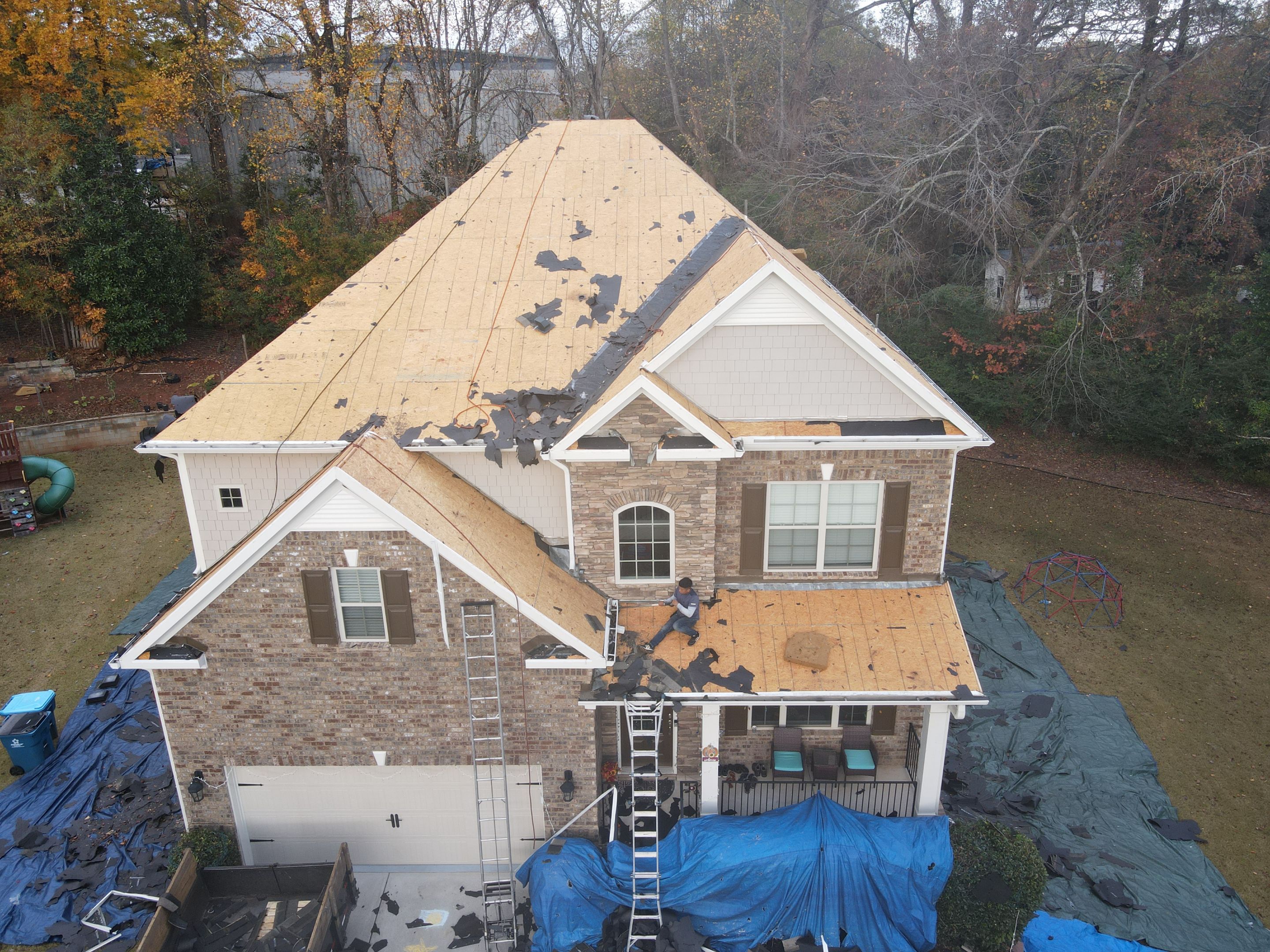 Residential Roofing Installation using Owens Corning by Inspector Roofing and Restoration