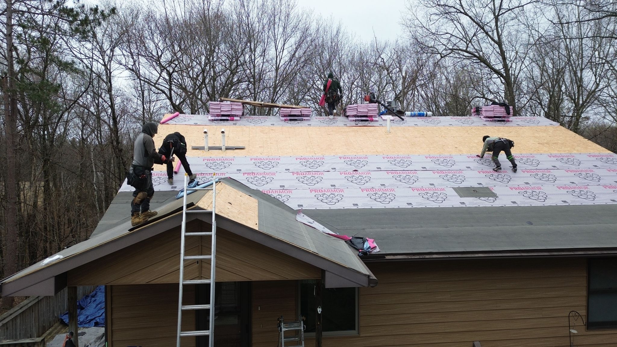 Project in Brainerd by CoMitted 365 Roofing & Exteriors 