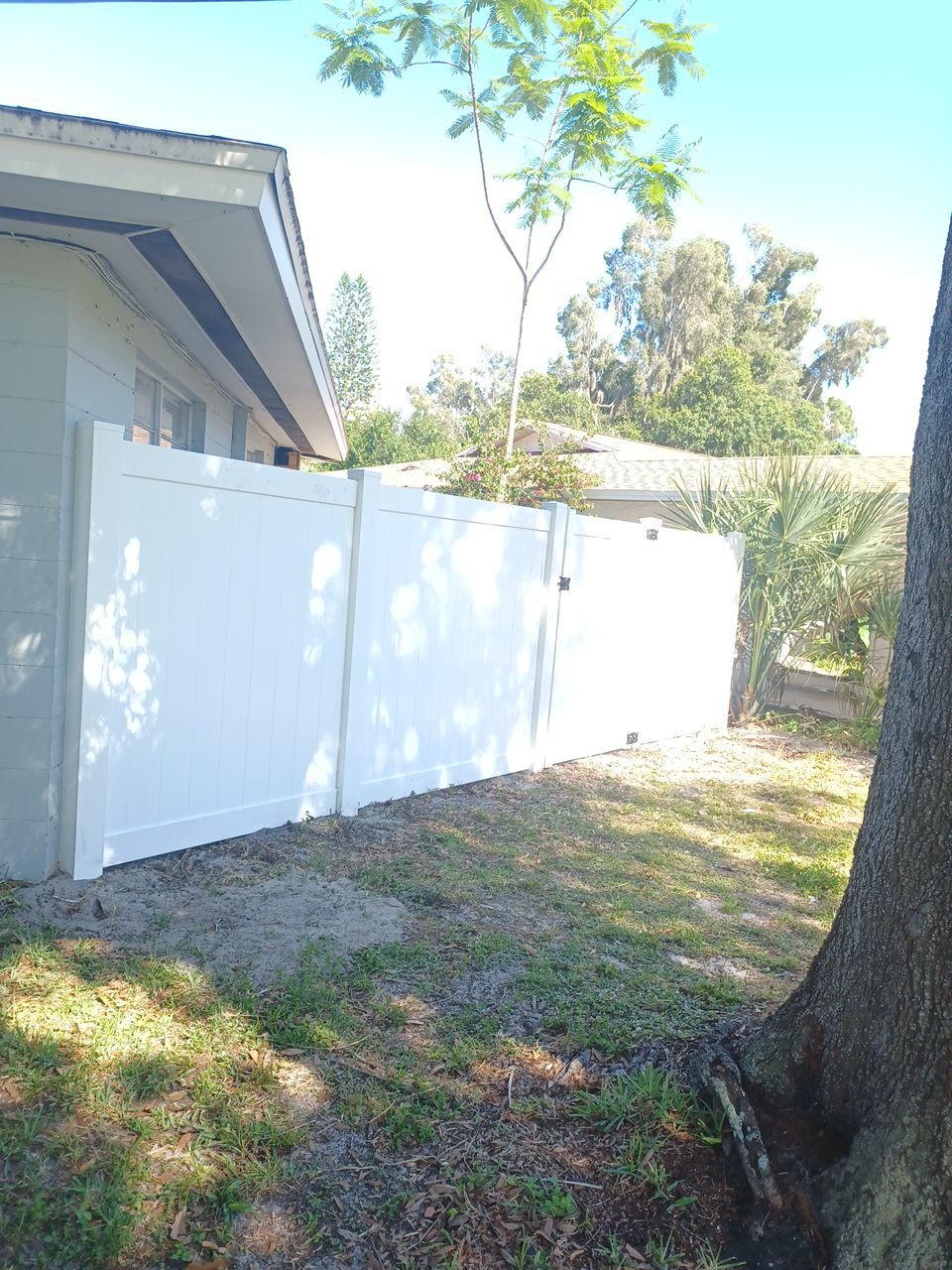 Bradenton, FL 6ft. Tall White Vinyl Privacy Fence by Asap fence and gates, LLC