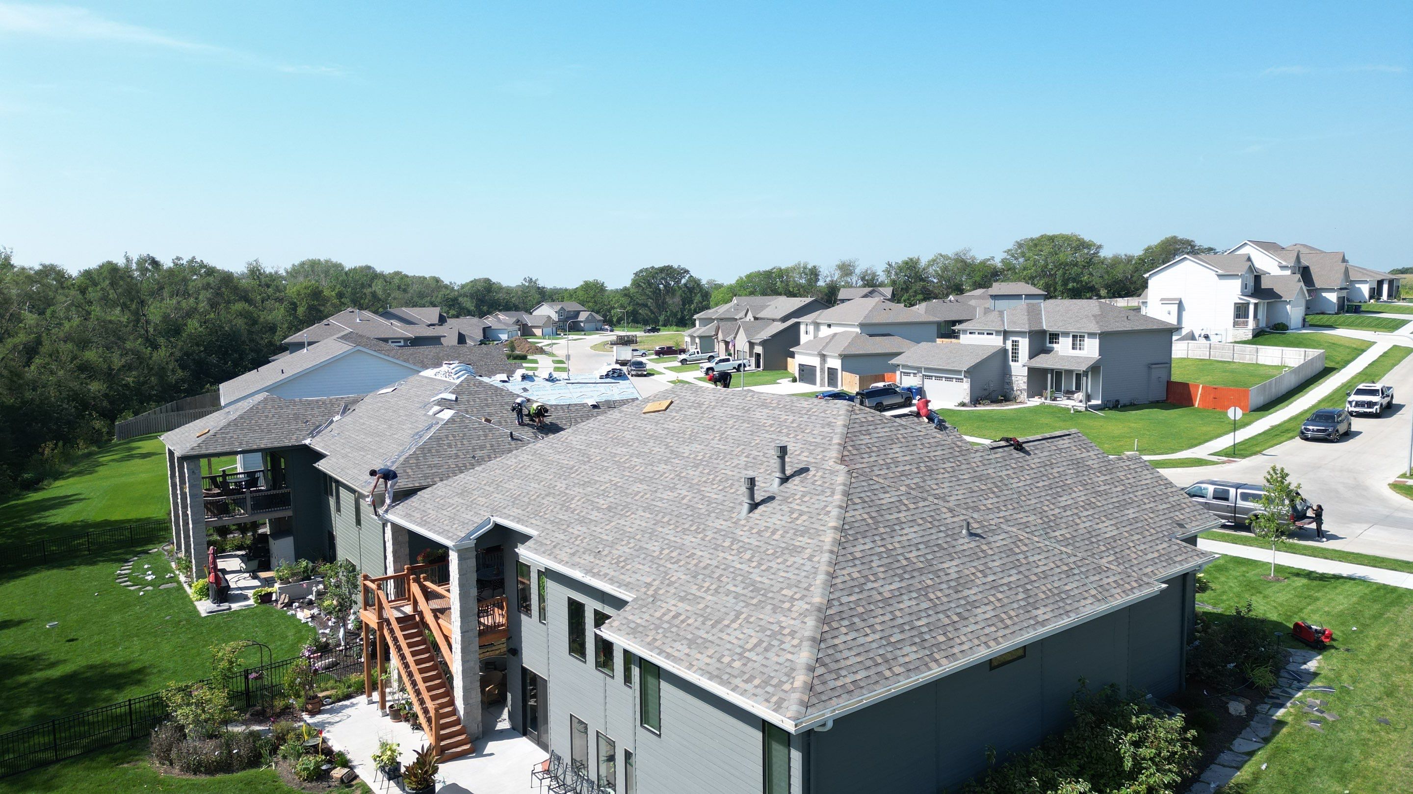 Residential Roofing Installation using IKO Nordic Cornerstone Impact Resistant Class 4 by Lightning Exteriors