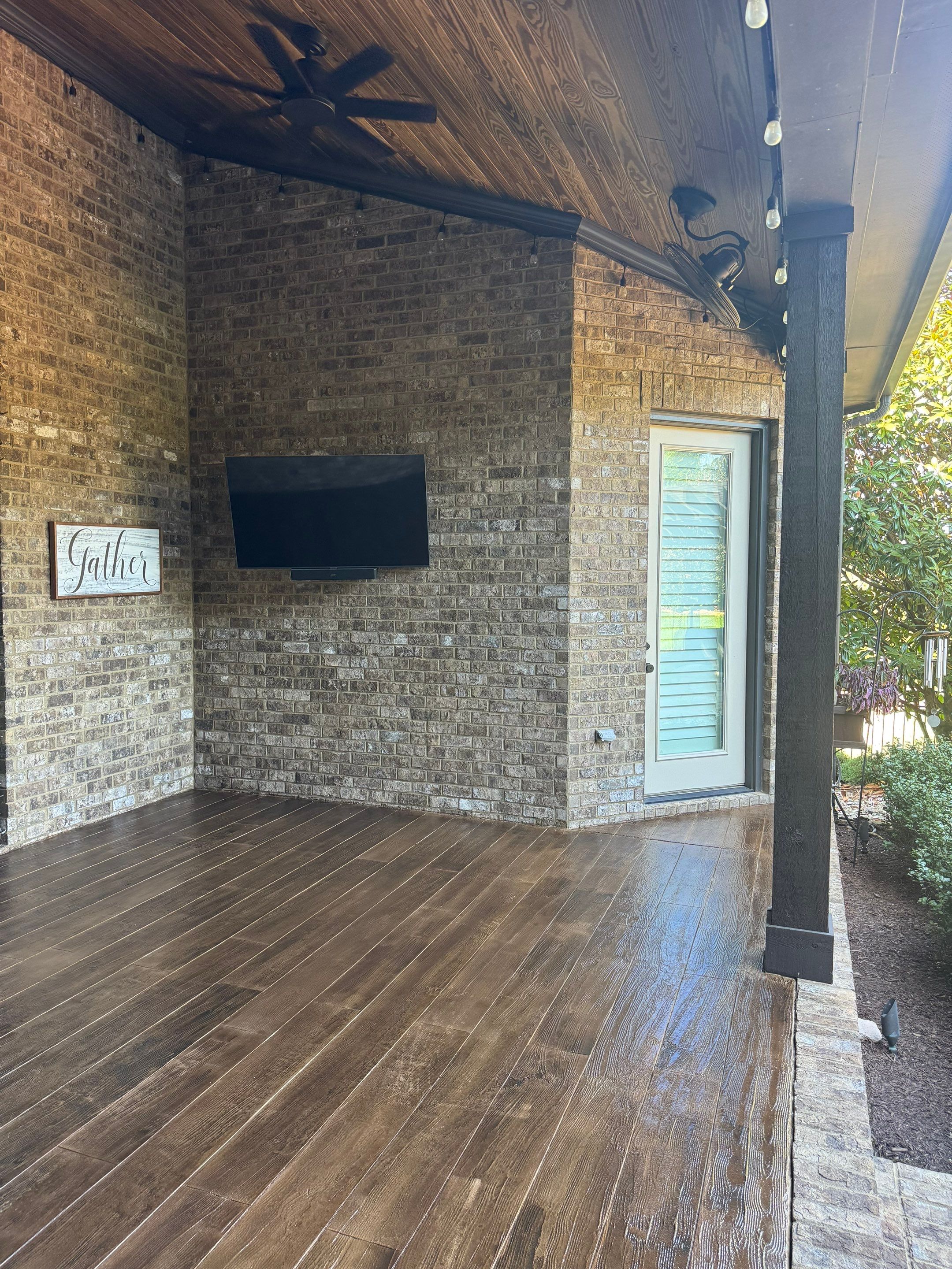 Project in Thompson's Station by Craftman Concrete