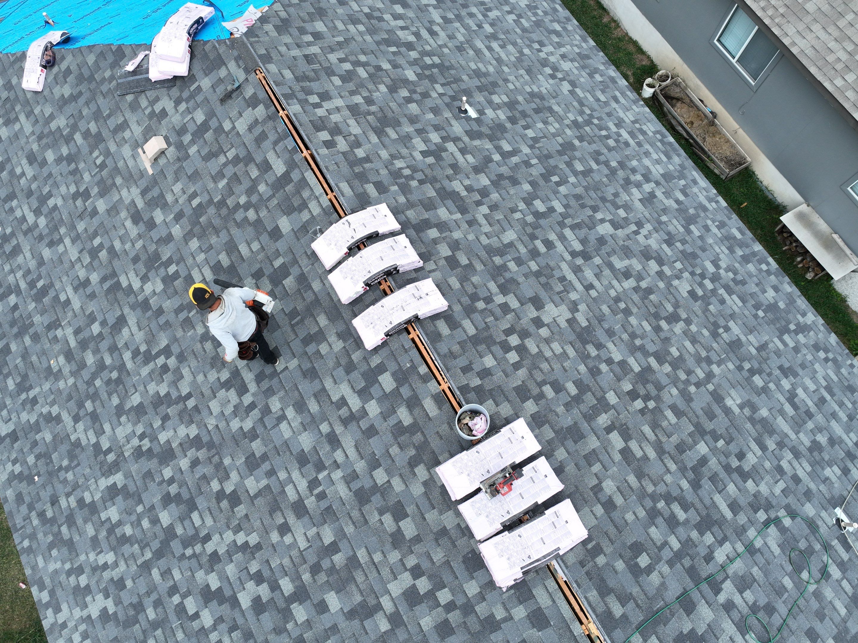 Residential Roof Replacement using Owens Corning 30 year Architectural Shingles by Premier Roofing and Contracting