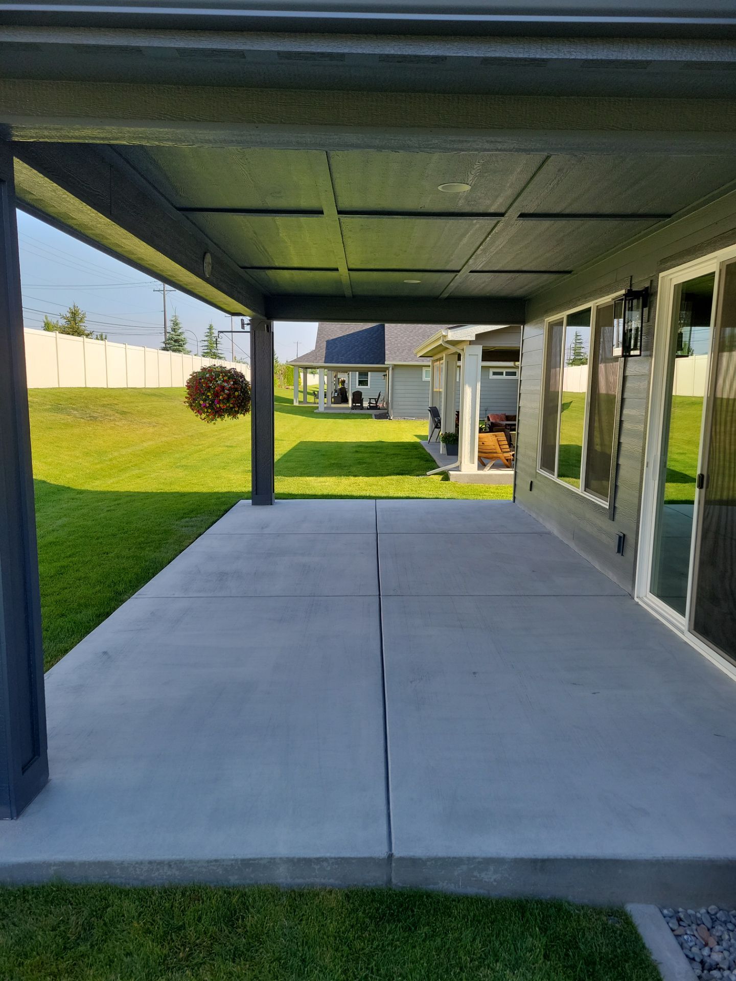 Patio Transformation using Battleship Hybrid by Croc Coatings, LLC