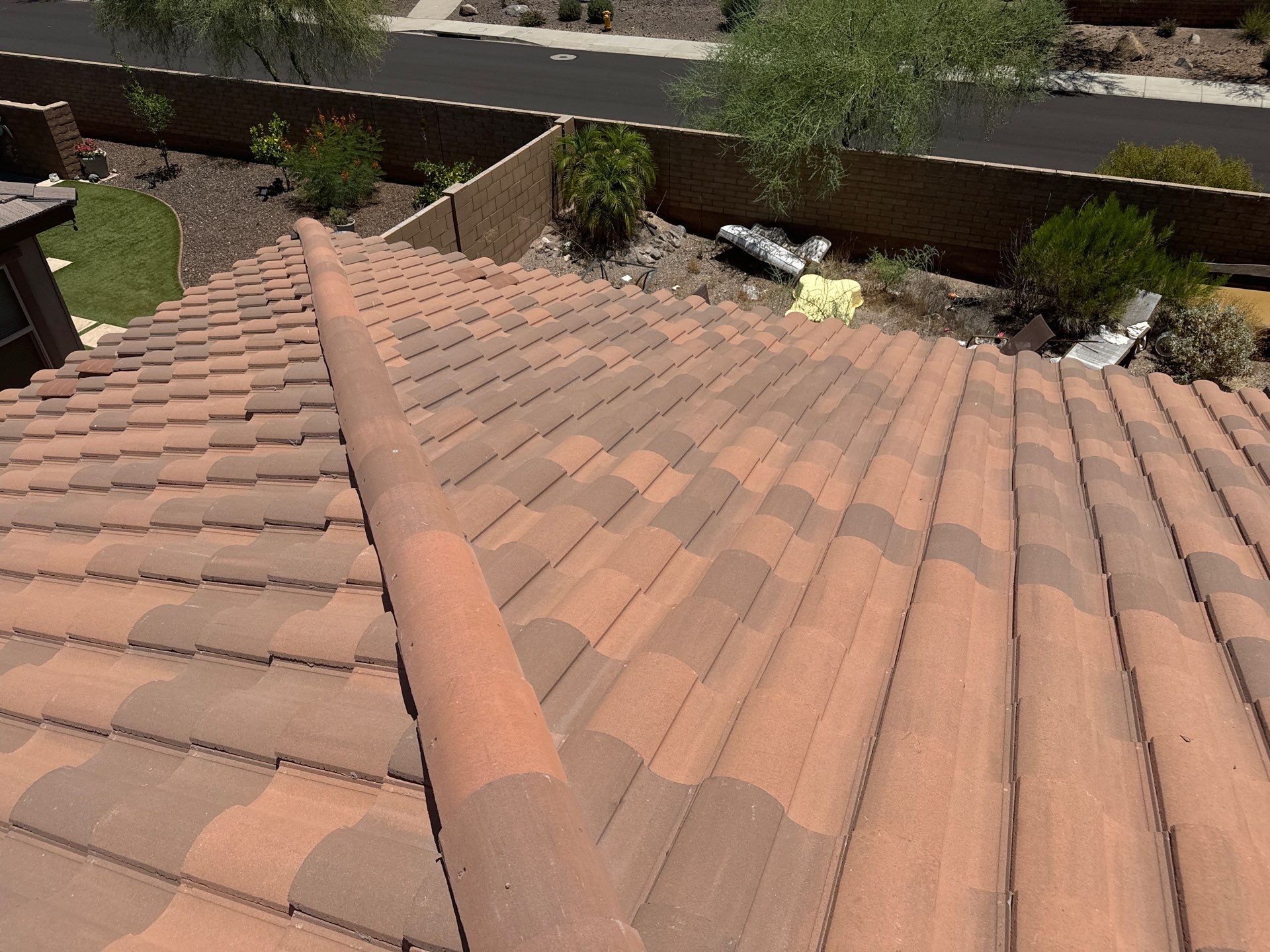 Terracotta Concrete Tile by Reimagine Roofing
