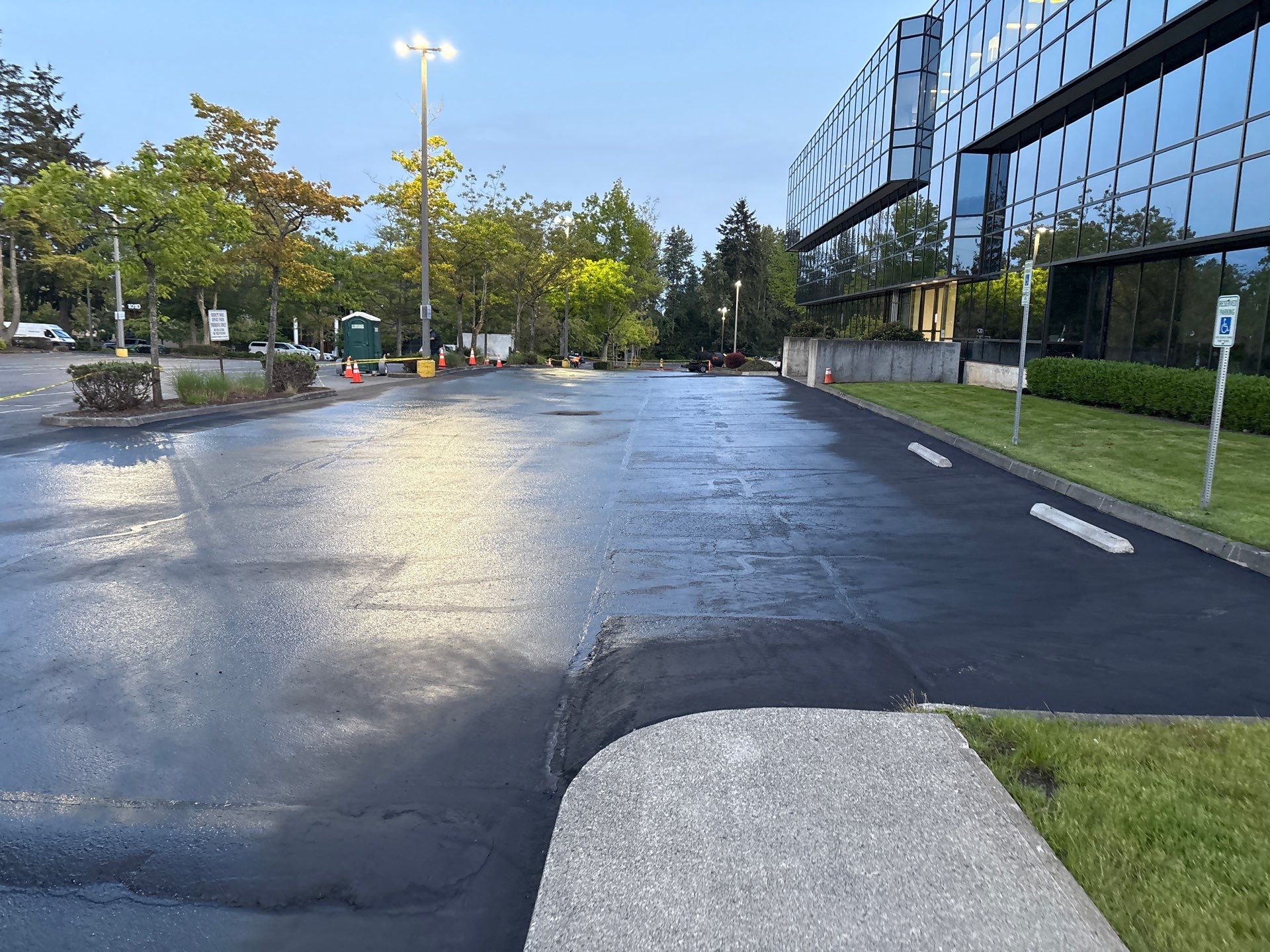 Sealcoat Parking Lot Renovation | Everett  by Jireh Asphalt & Concrete Inc 