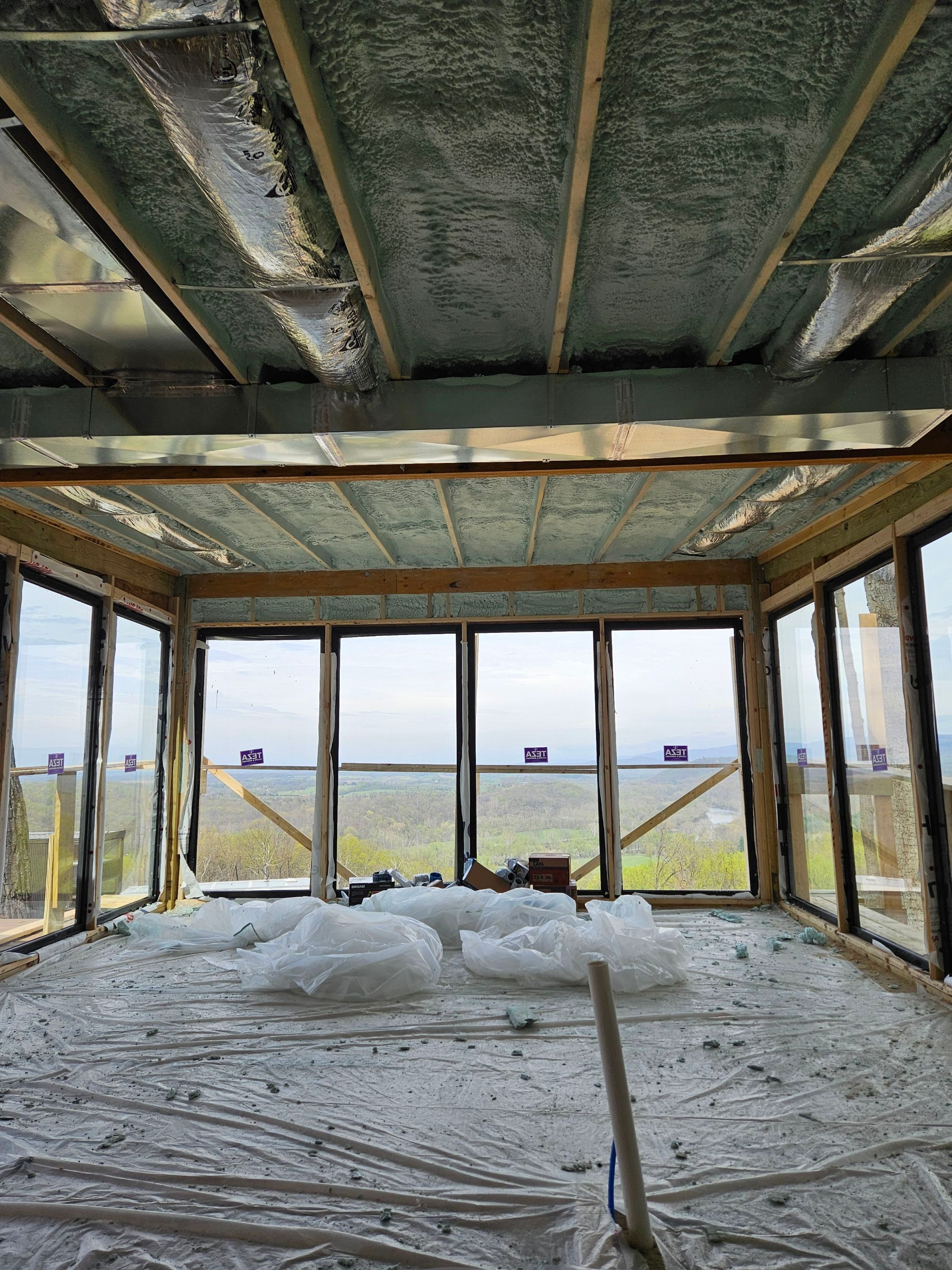 Project in Bluemont, VA by Founders Insulation