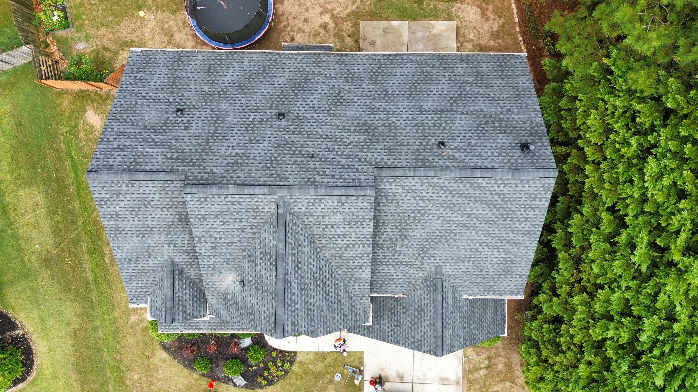 Cumming, GA Roof Replacement GAF Timberline HDZ Charcoal by Reset Roofing