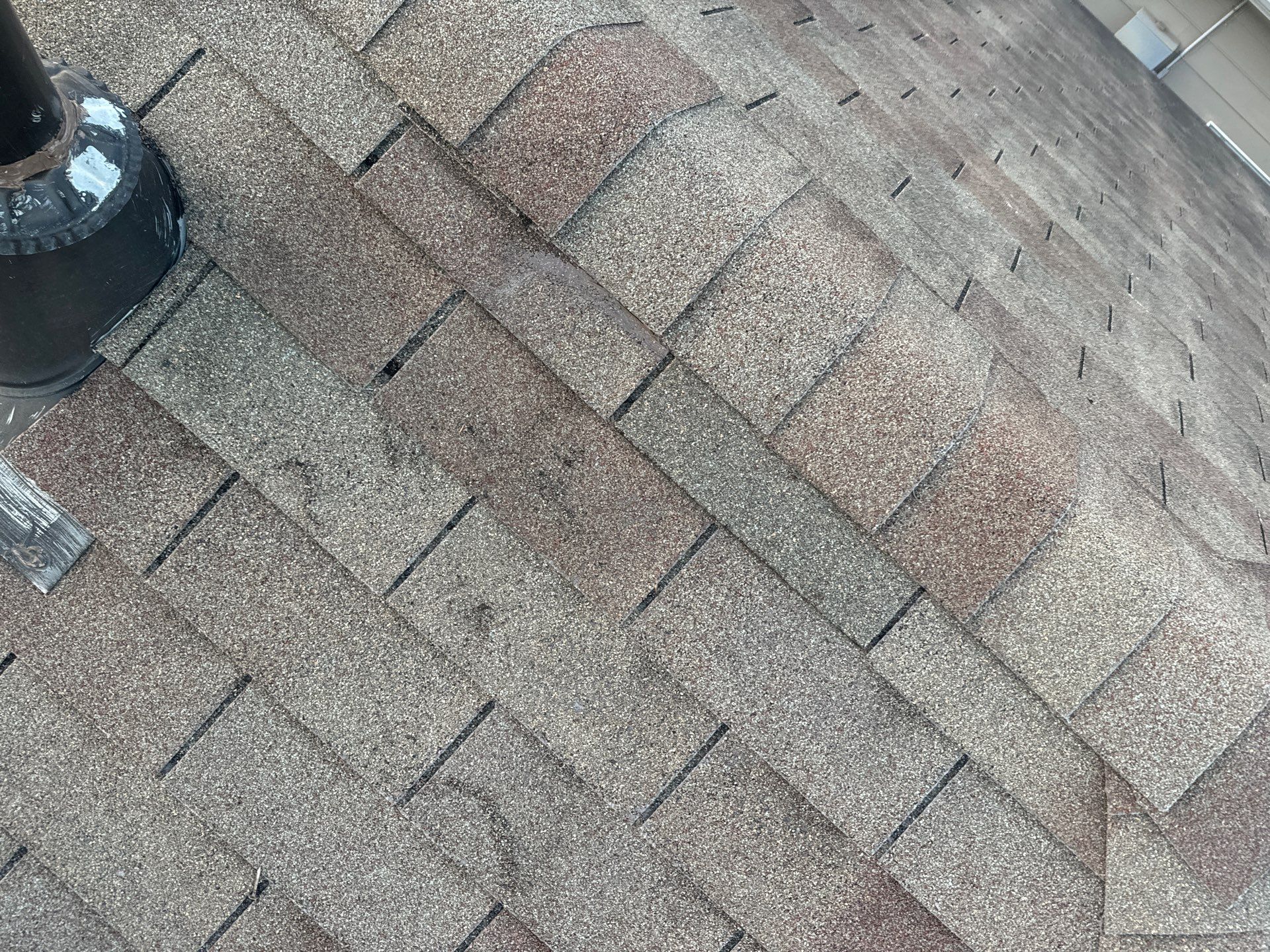 Hail Damage using Owen's Corning Duration (Lifetime) Shingles by Roof Repair Company