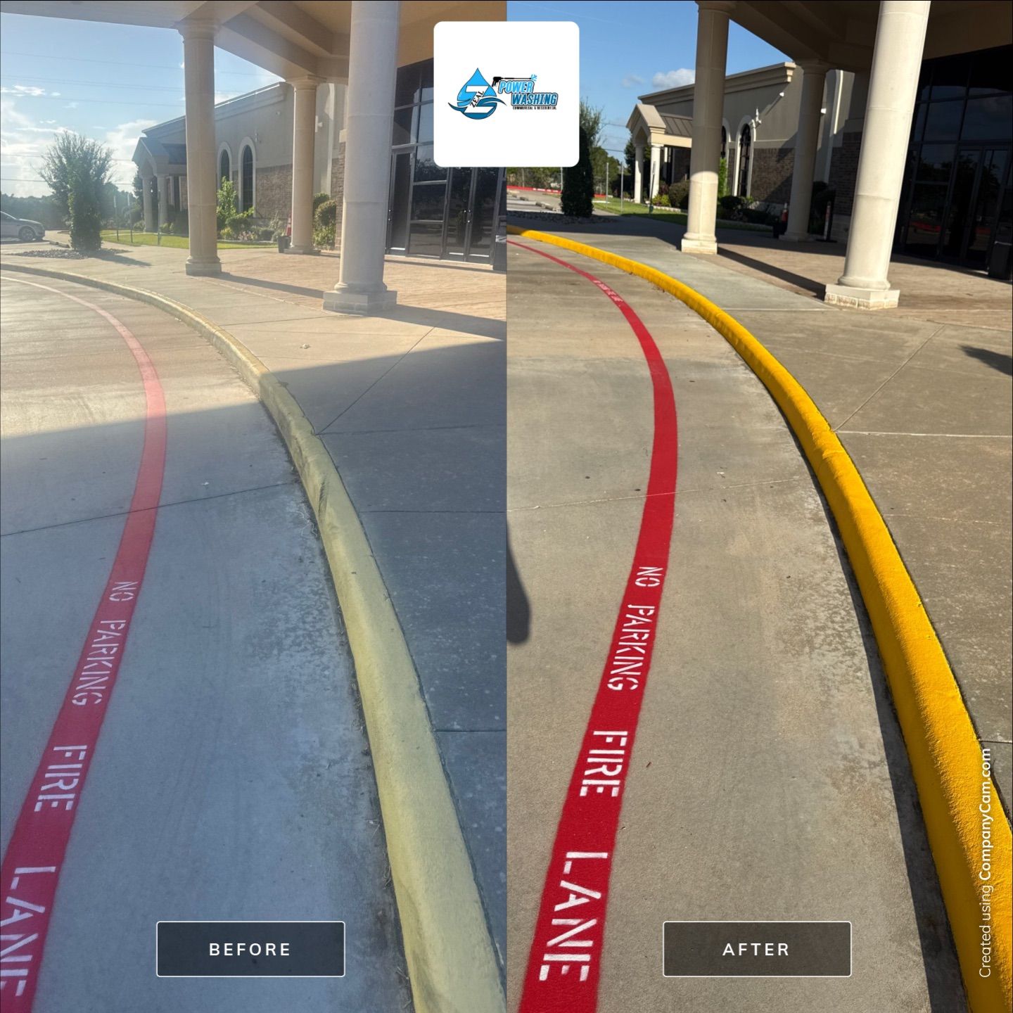 Houston Commercial Parking Lot Striping and ADA Compliance Services by Zeal Power Washing