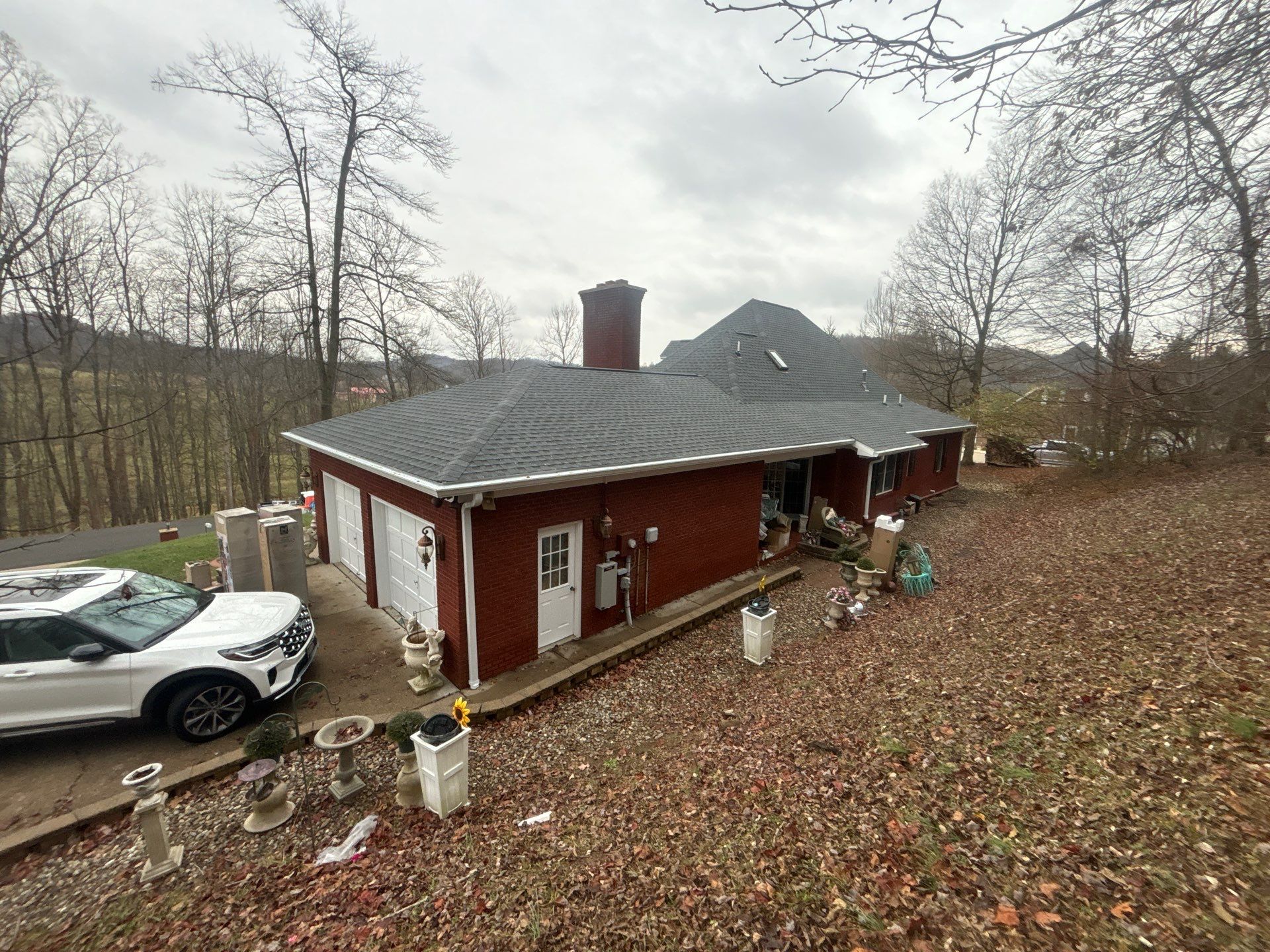 Residential Roofing Installation using GAF Timberline HDZ Pewter Gray by Rainstoppers Roofing