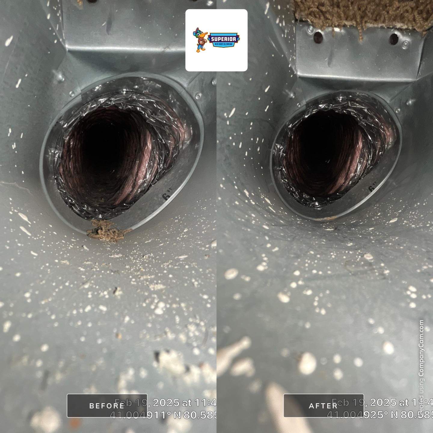 Air Duct Cleaning With a Vacuum Truck in Youngstown, OH by Superior Air Duct Cleaning