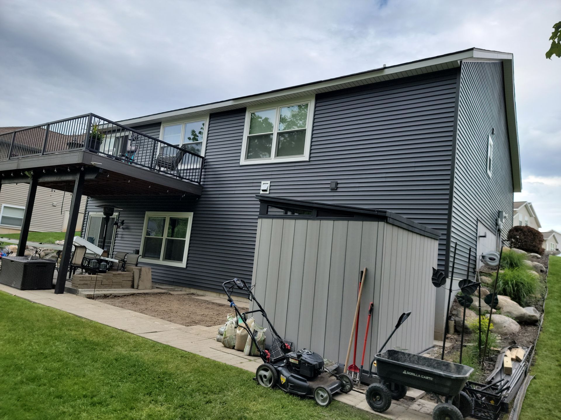 Siding Installation using Royal Brand Siding by Avalon Roofing and Exteriors