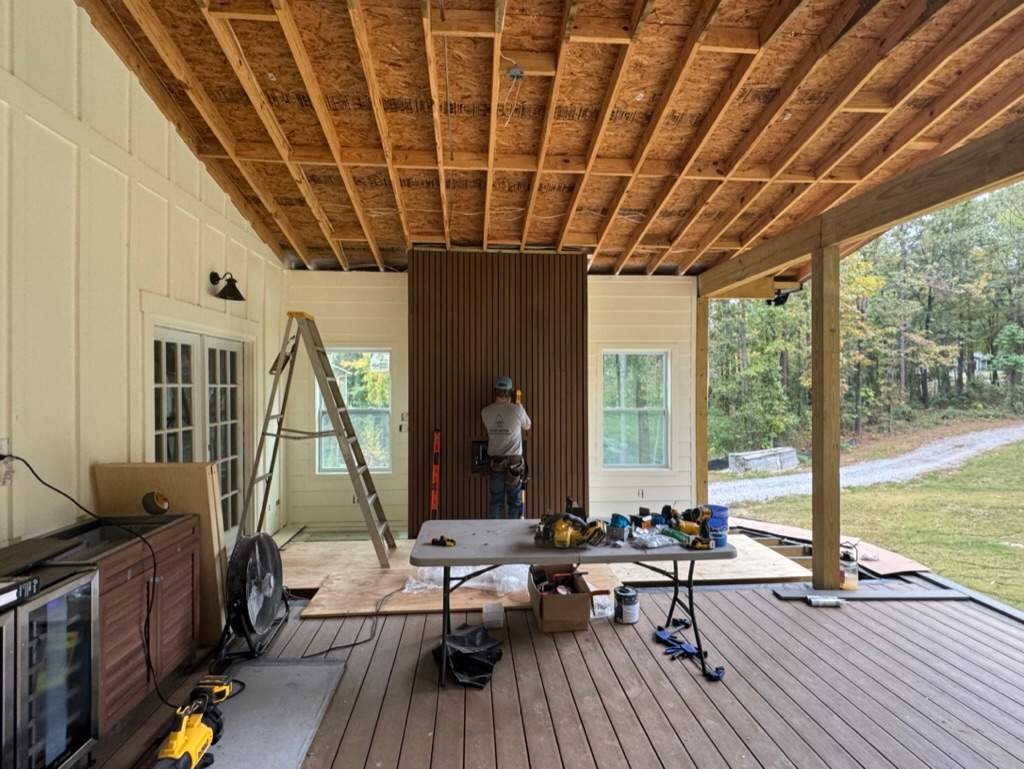 Composite Porch by Pillar and Pine