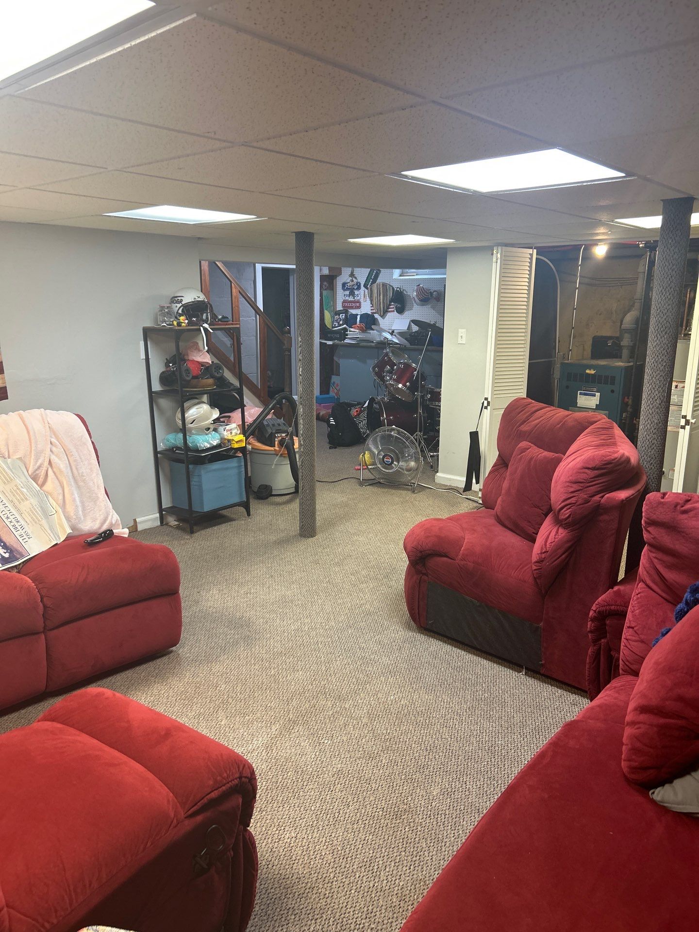 Water Damage Restoration and Finished Basement Flooring in Garden City by EMS Restoration Corp