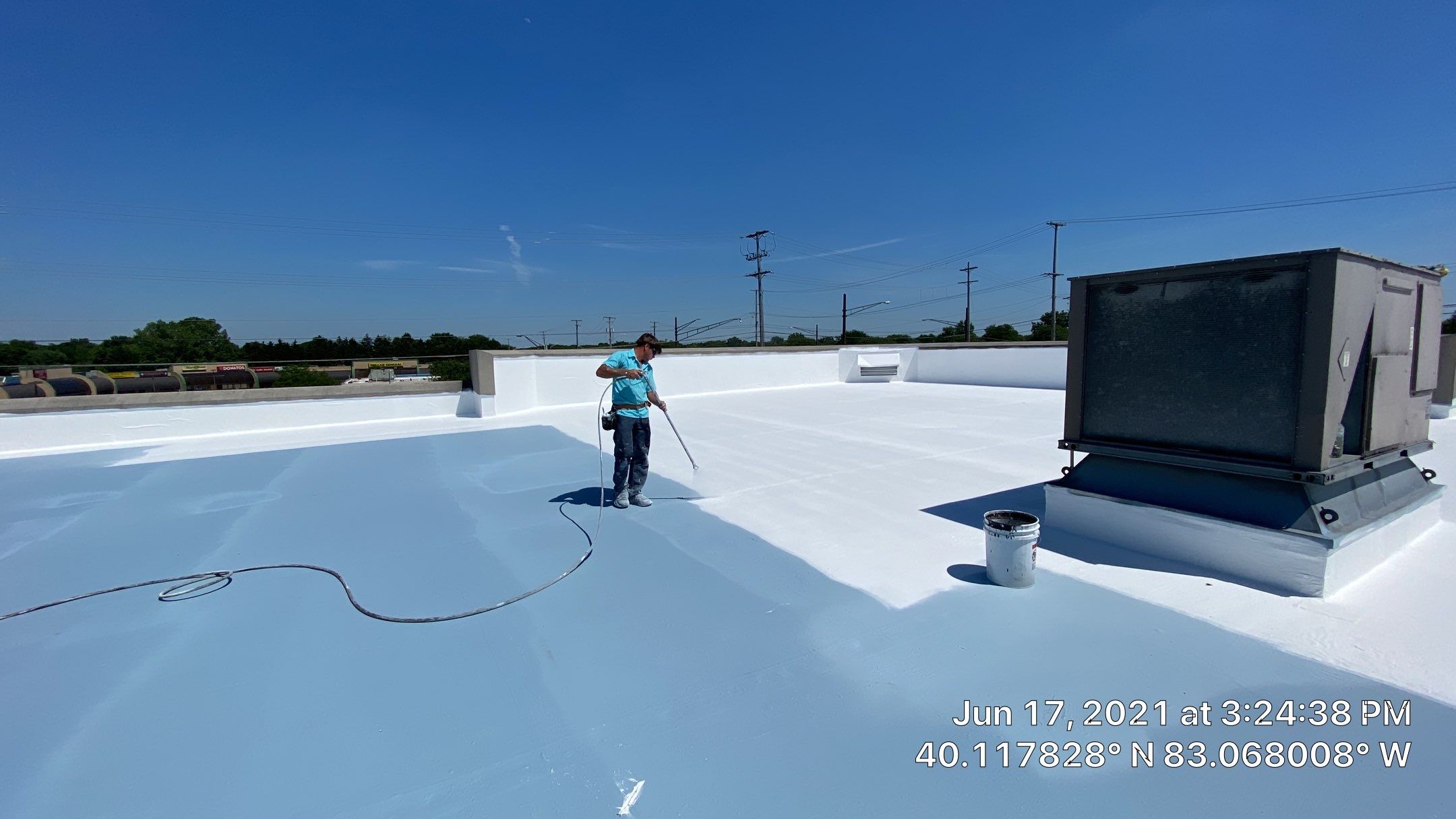 Fabric Reinforced Roof Coating by Gold Star Roofing LLC 